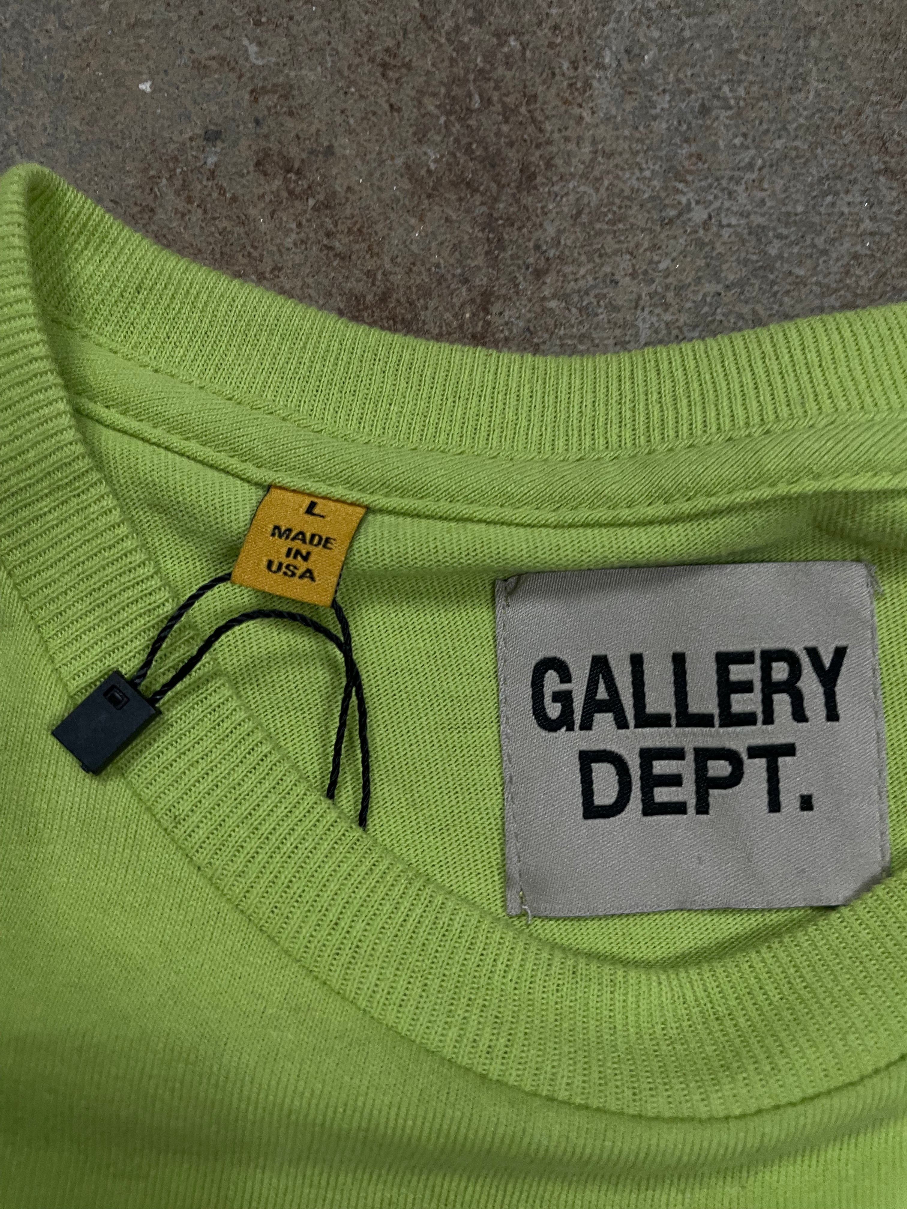 Gallery Dept Tee Lime Used Large