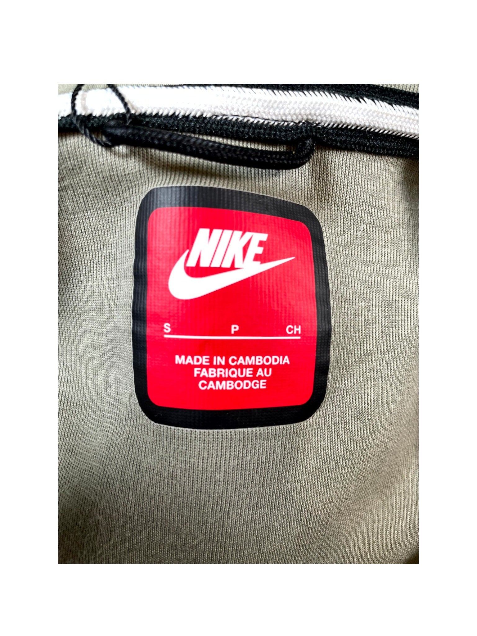 Nike Moss Tech Zip Up Olive Hoodie