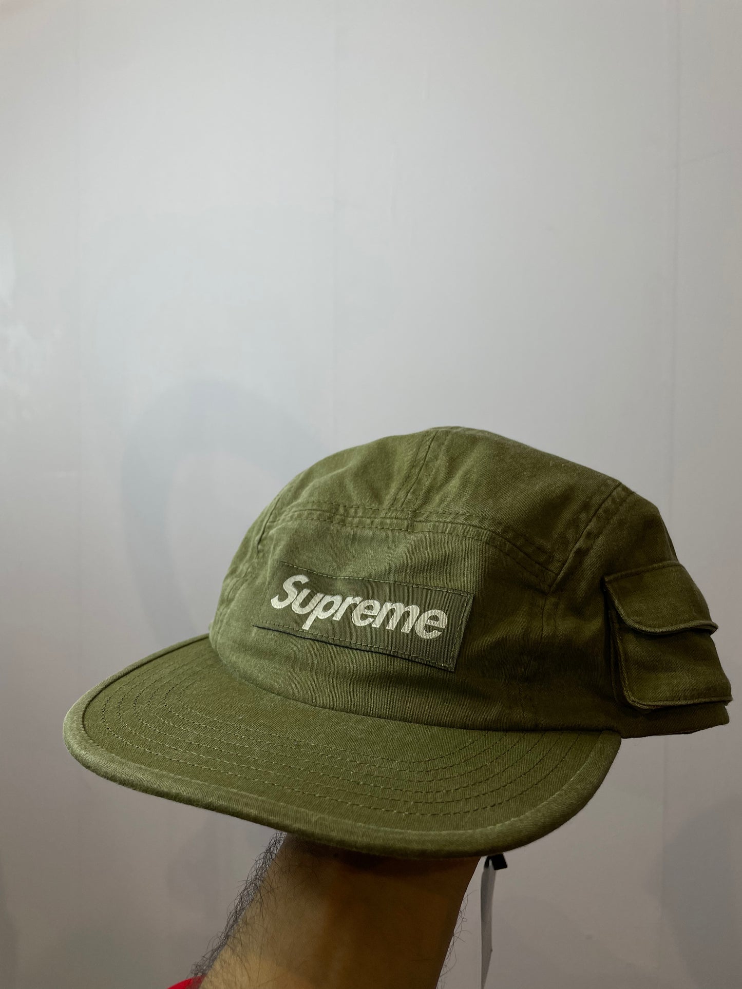 Supreme Olive Cargo Hat
