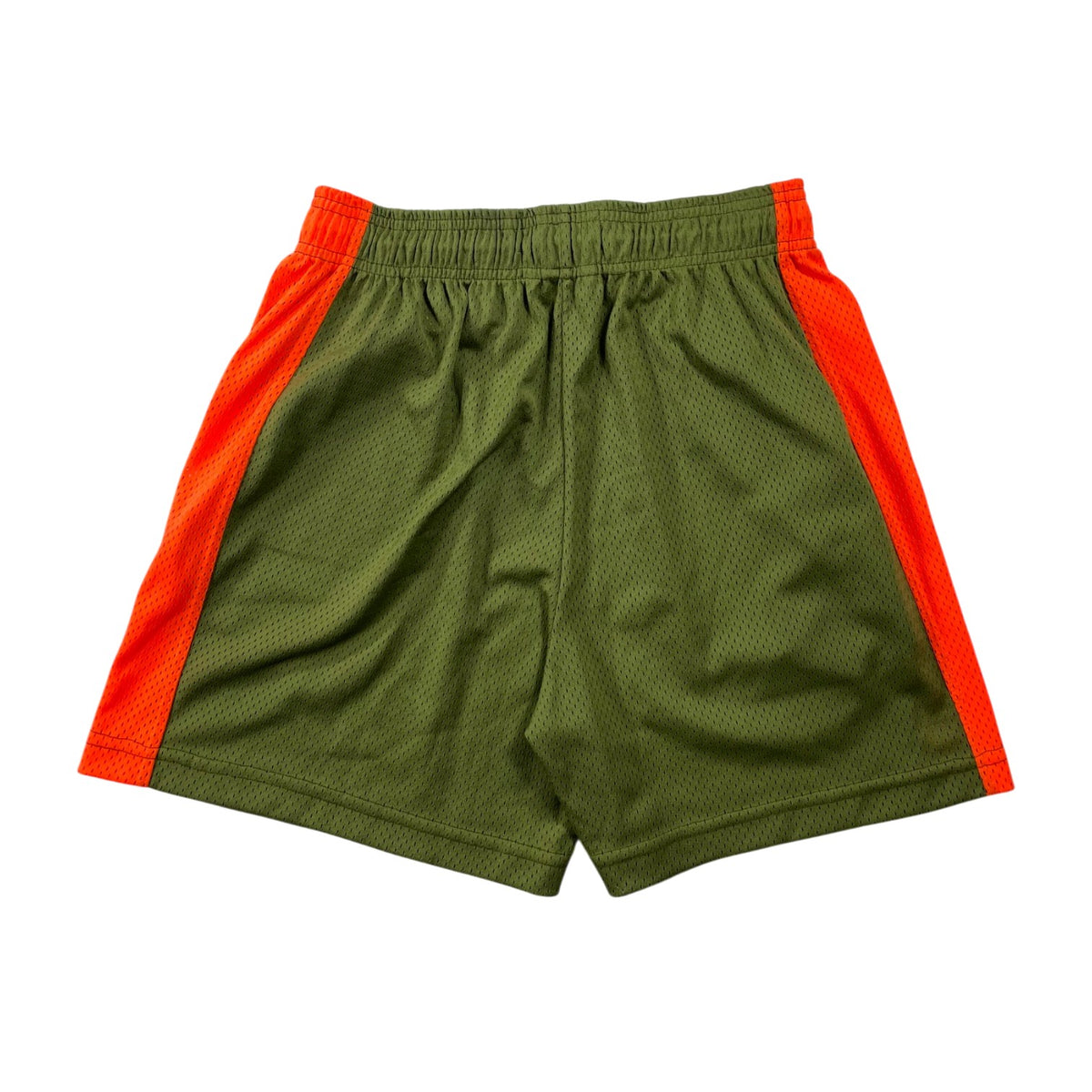 EE Stripe Olive & Orange Shorts