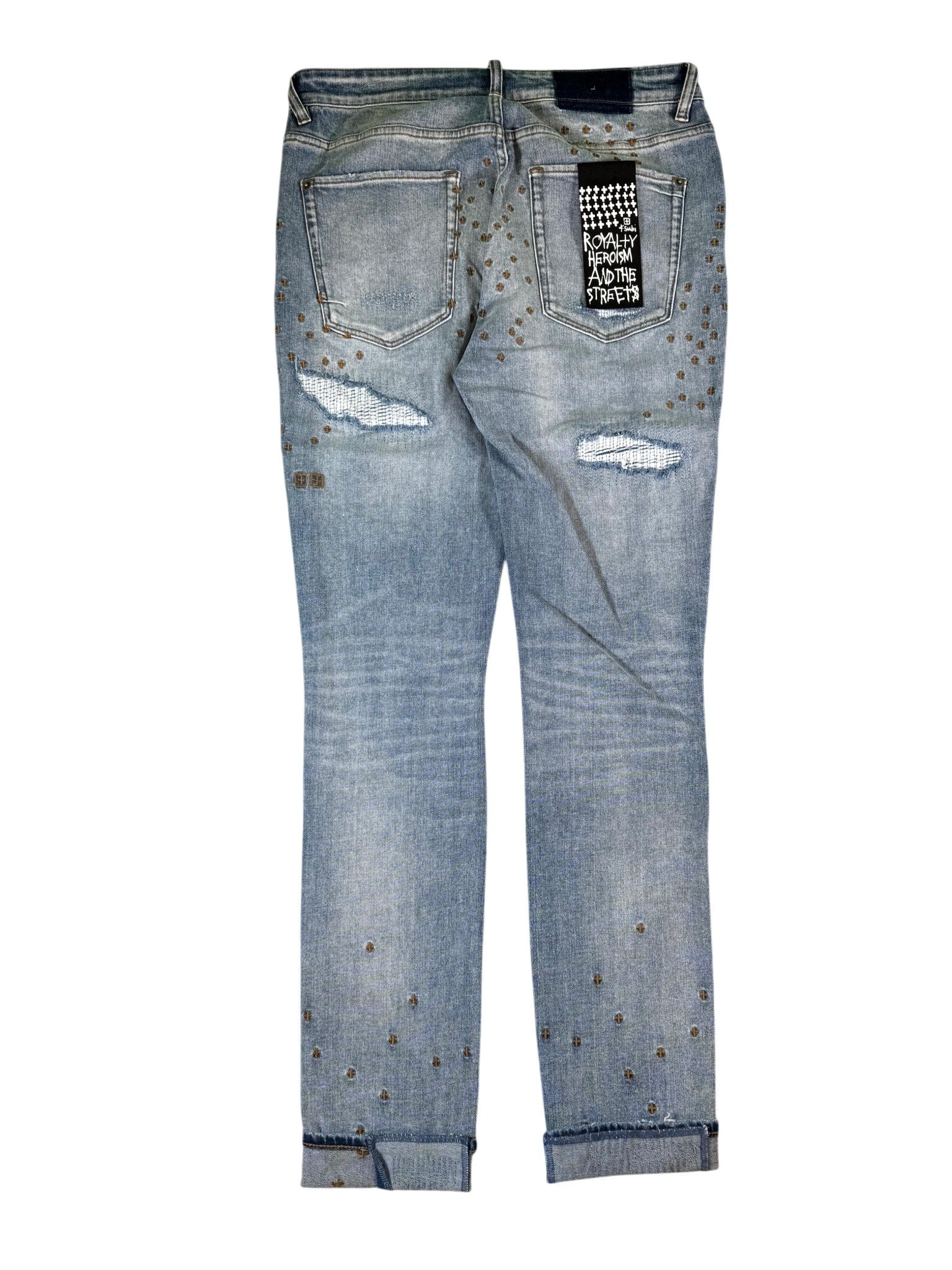 Ksubi Plus Logo Light Wash Jeans