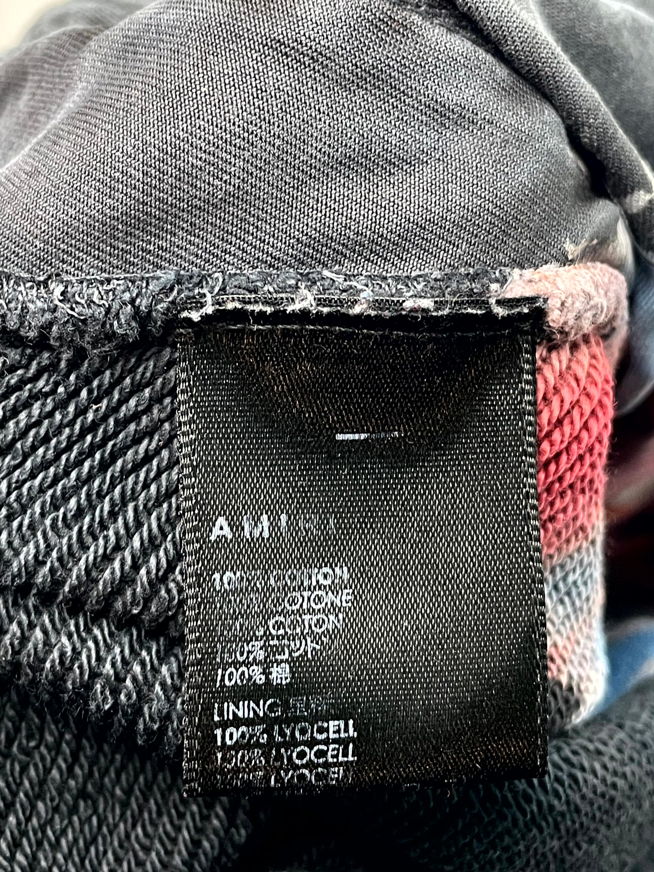 Amiri Script Logo Tie Dye Black Sweatpants