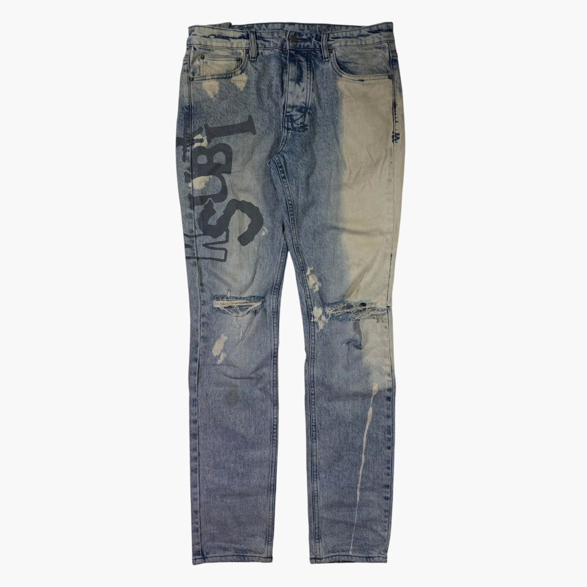 Ksubi Light Wash Bleached Jeans