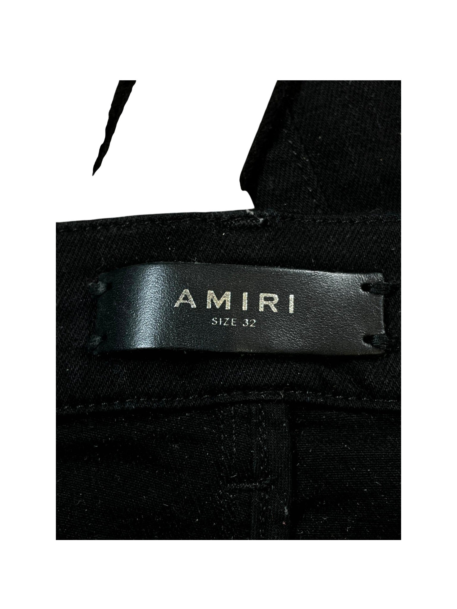 Amiri Glitter Stripe Black & Gold Jeans
