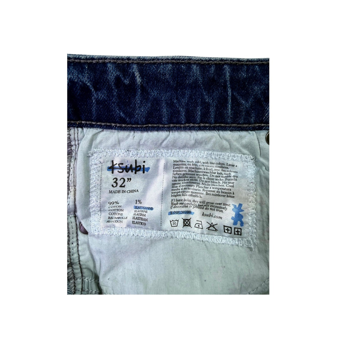 Ksubi Ripped Light Wash Jeans