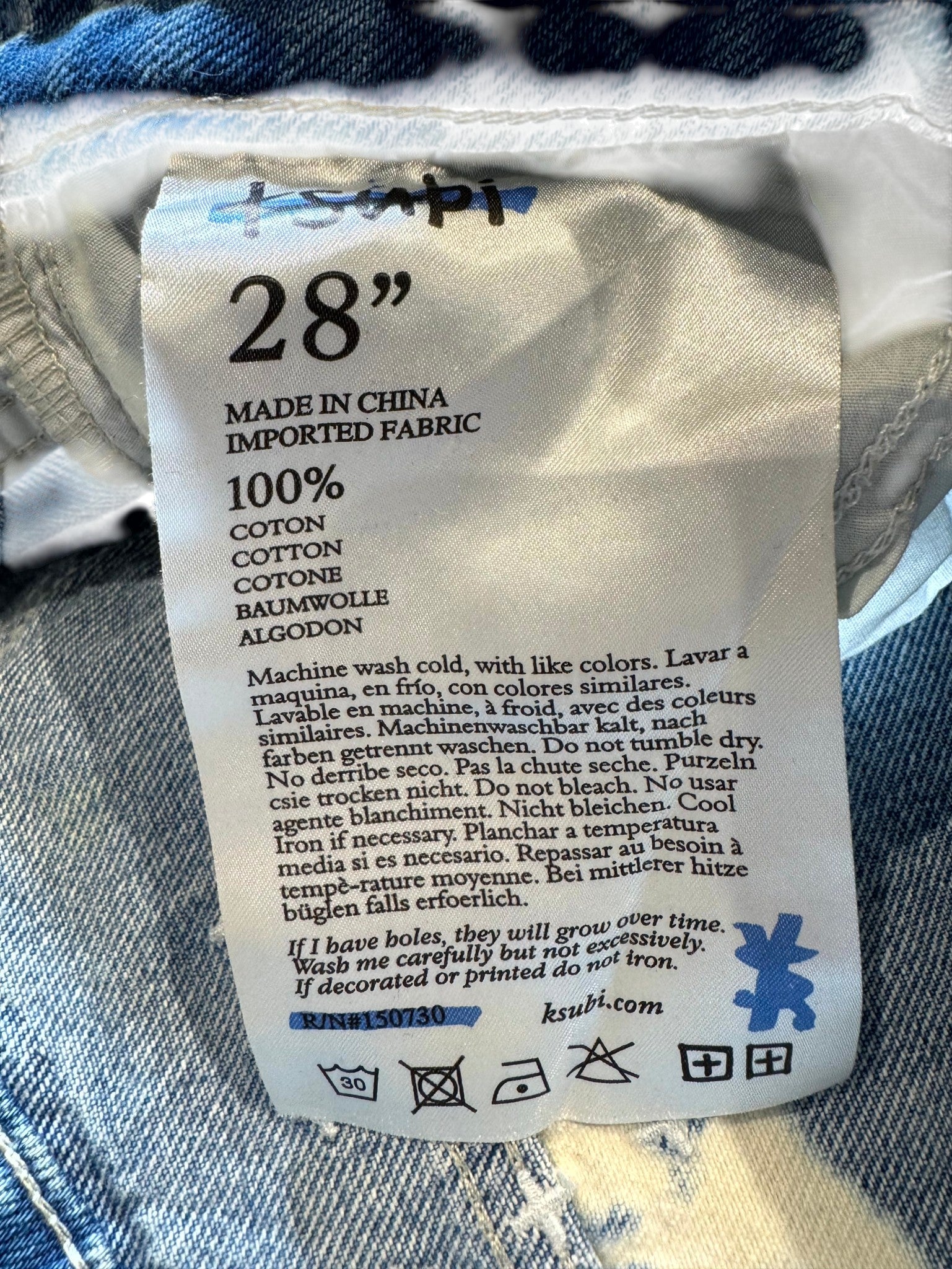 Ksubi Bleach Wash Jeans
