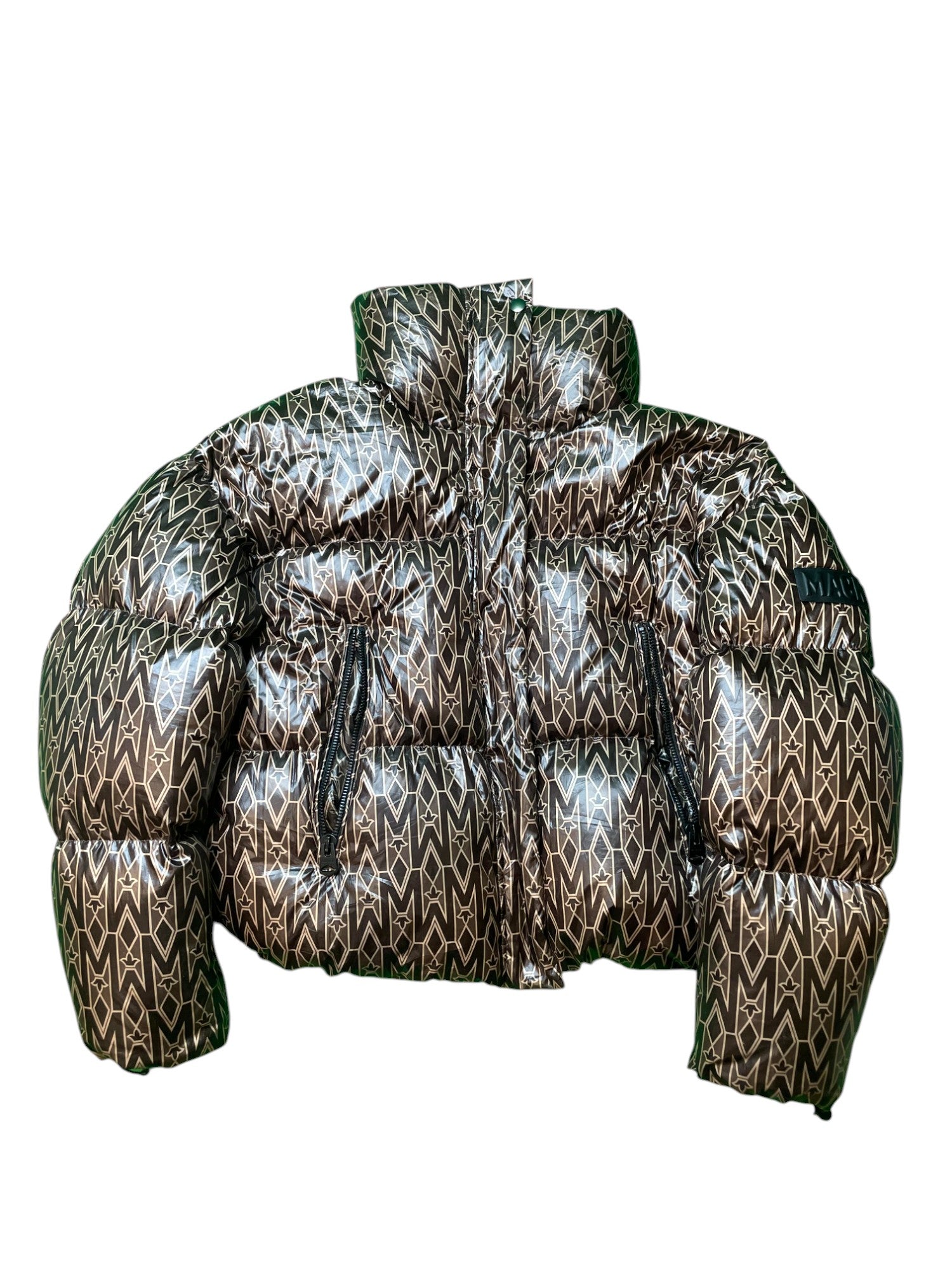 Mackage Puffer Monogram Women's Brown Jacket