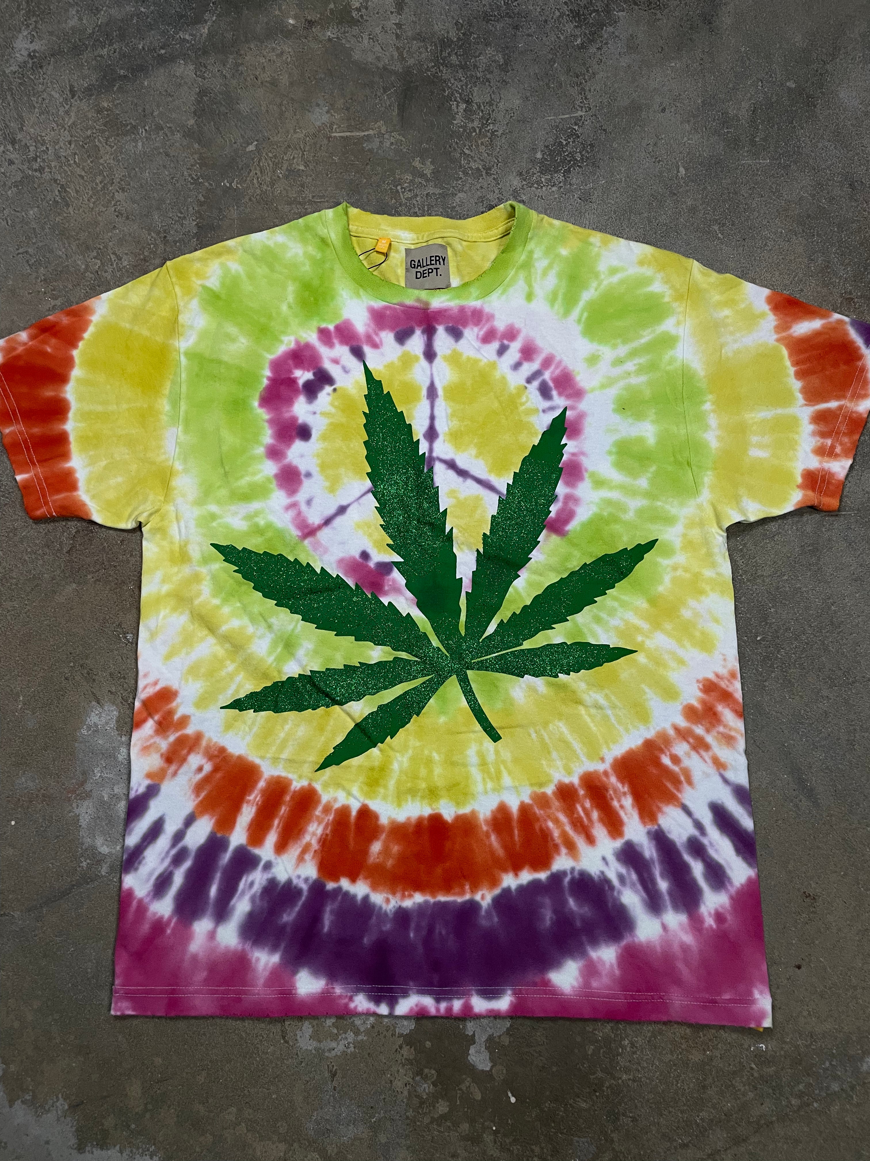 Gallery Dept Tee Tye Dye Weed New Medium