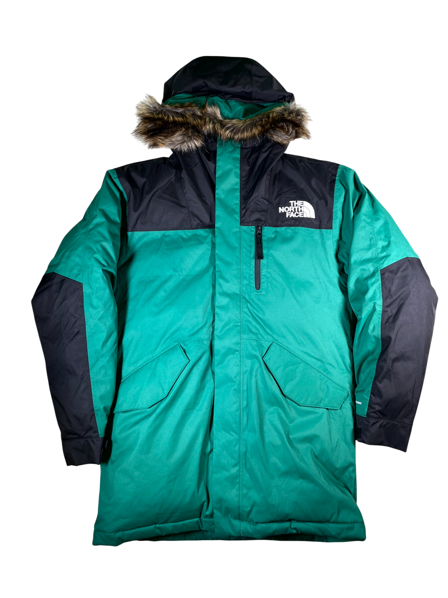 The North Face 700 Hyvent Fur Green Jacket