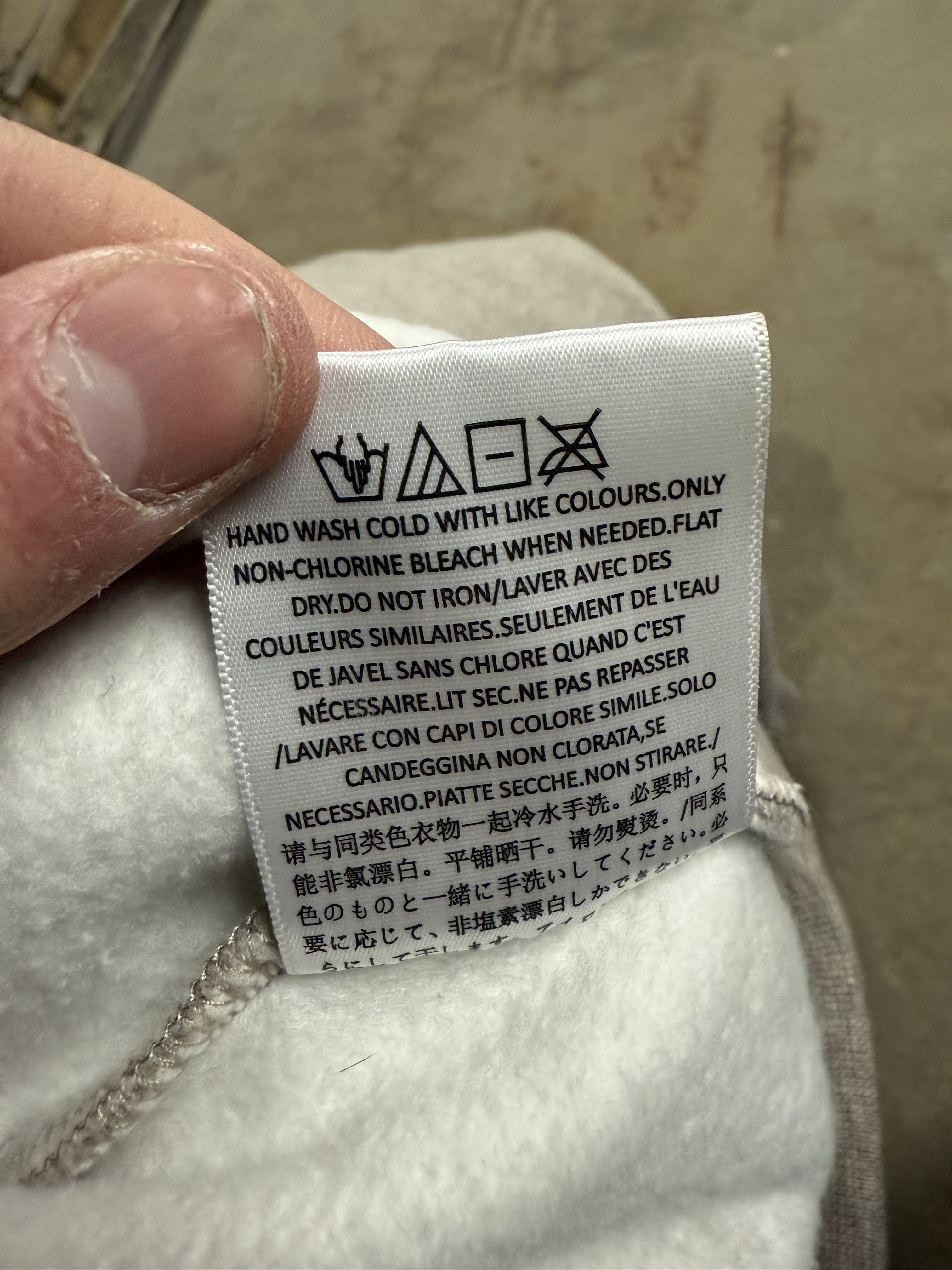 Essentials Hoodie Heather Tan Used XL