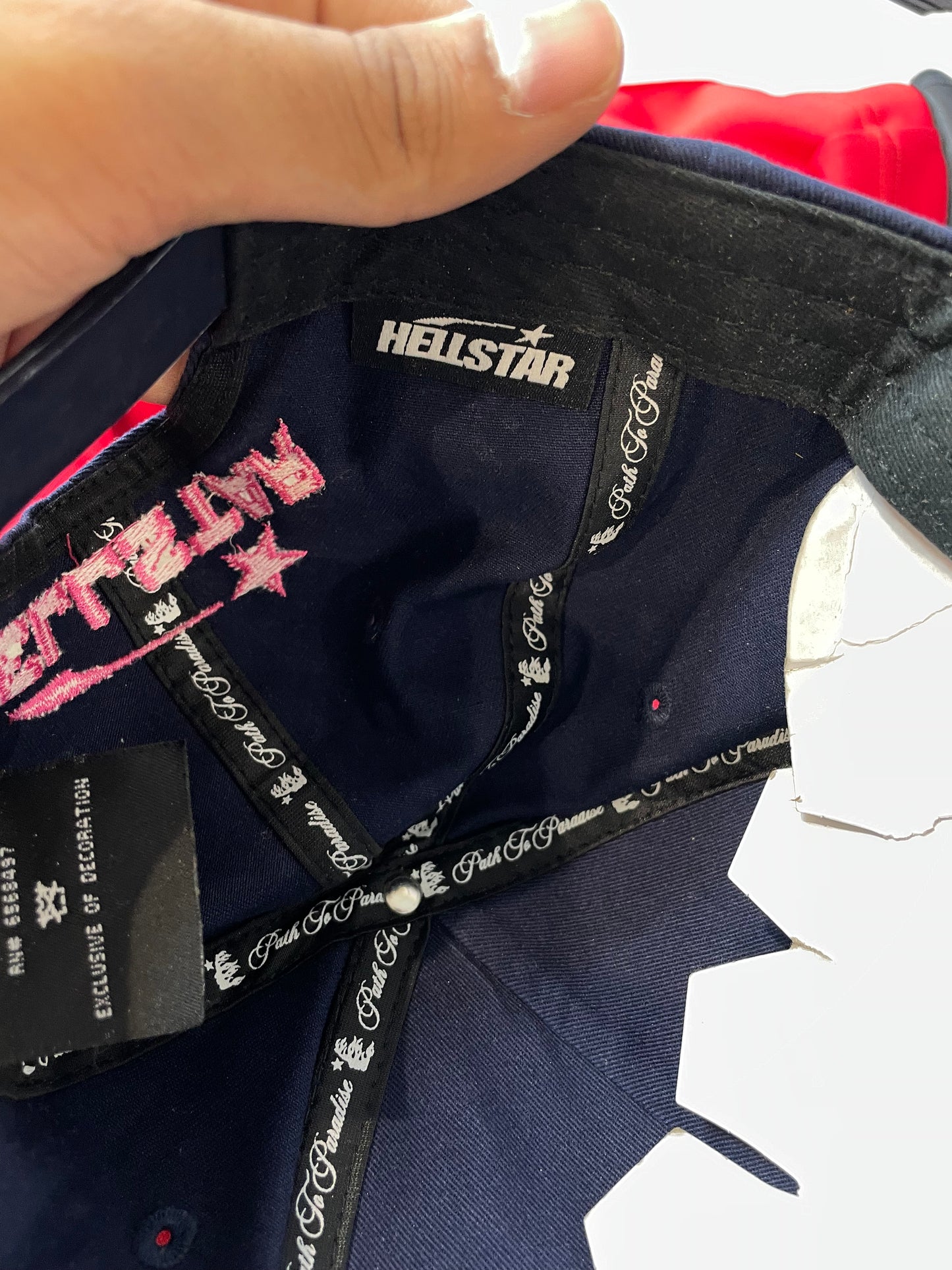 Hellstar Pink & Navy Trucker Hat