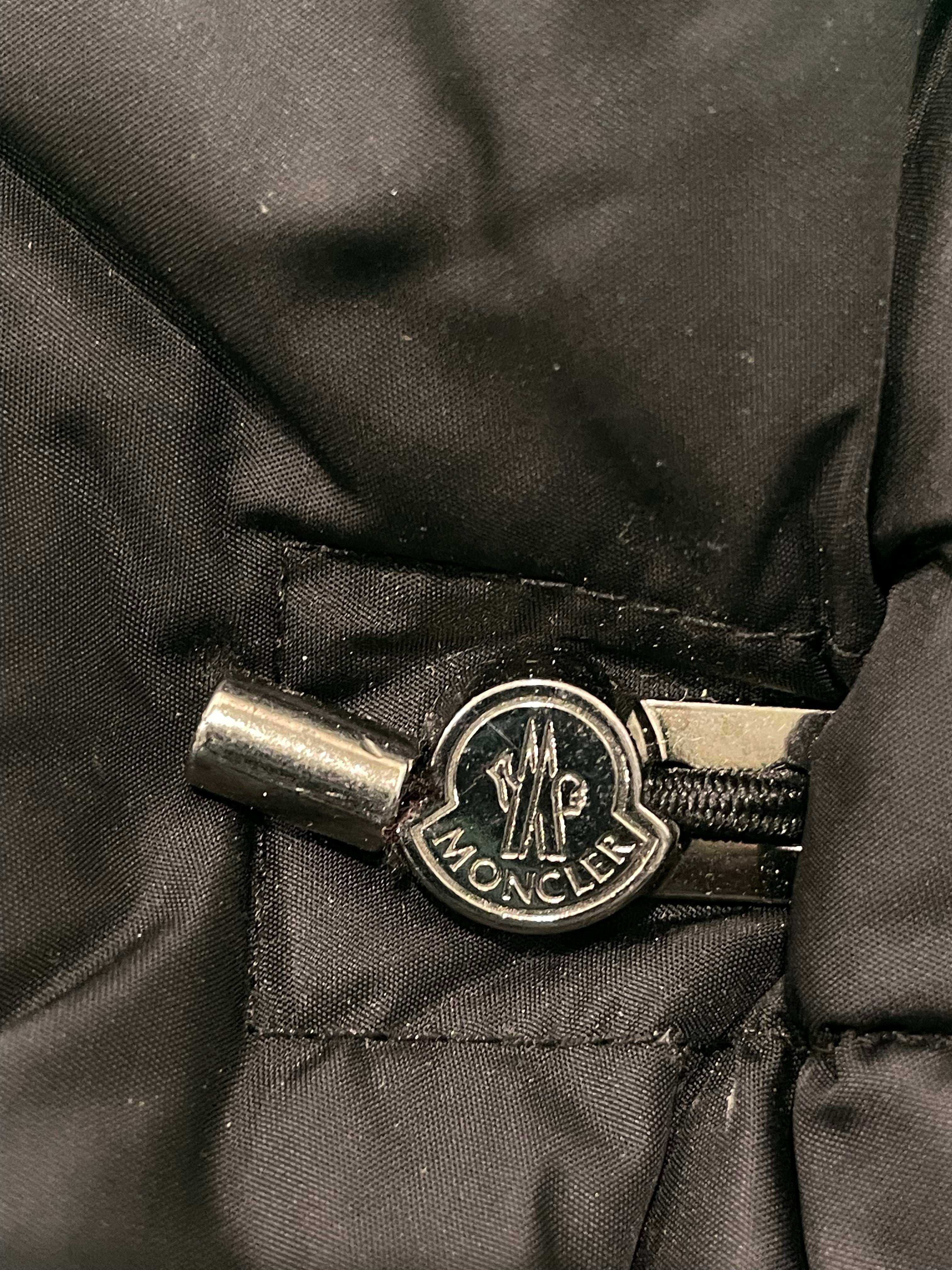 Moncler Black Puffer Coat Women's