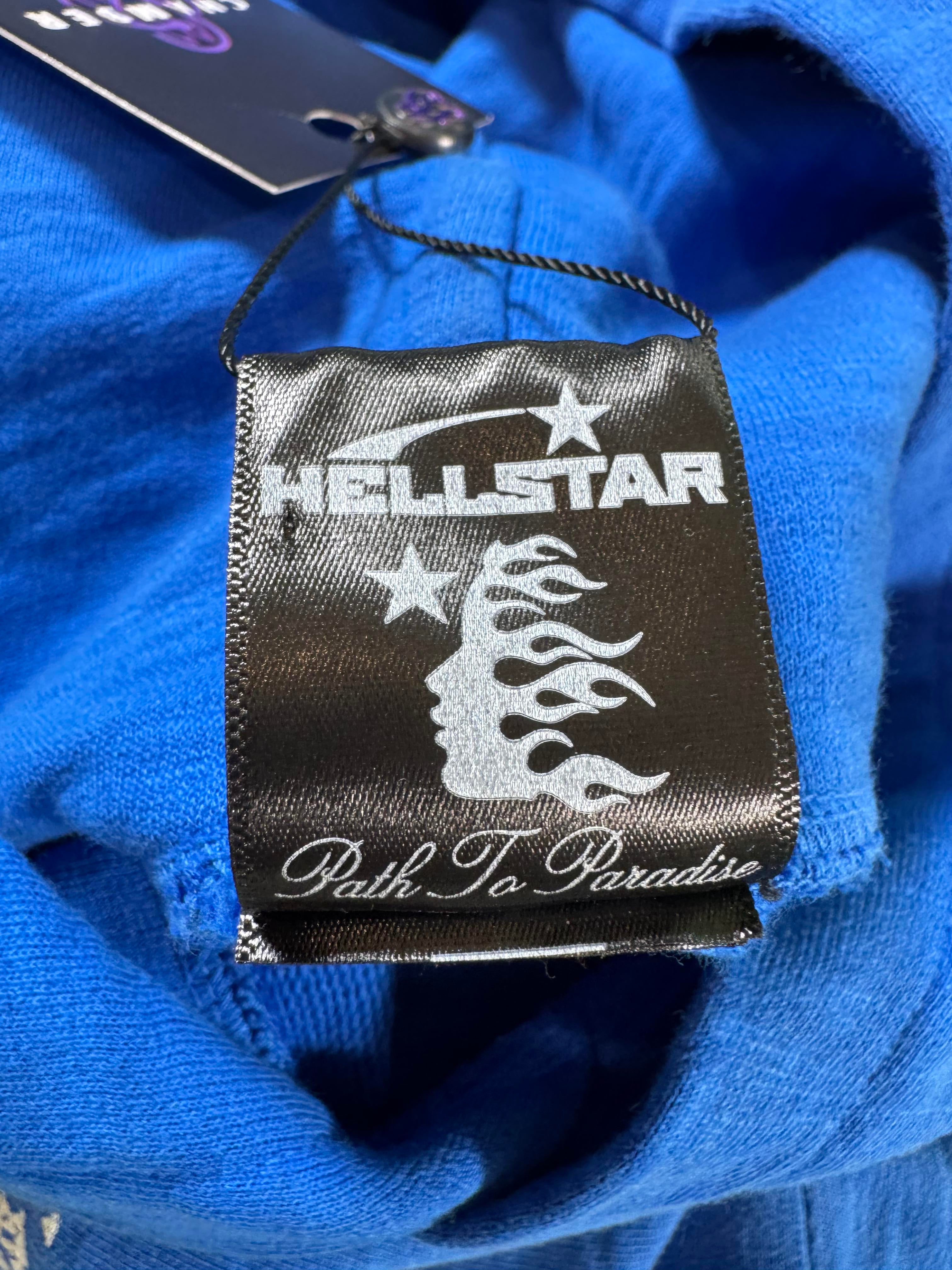 Hellstar Blue Yoga Hoodie