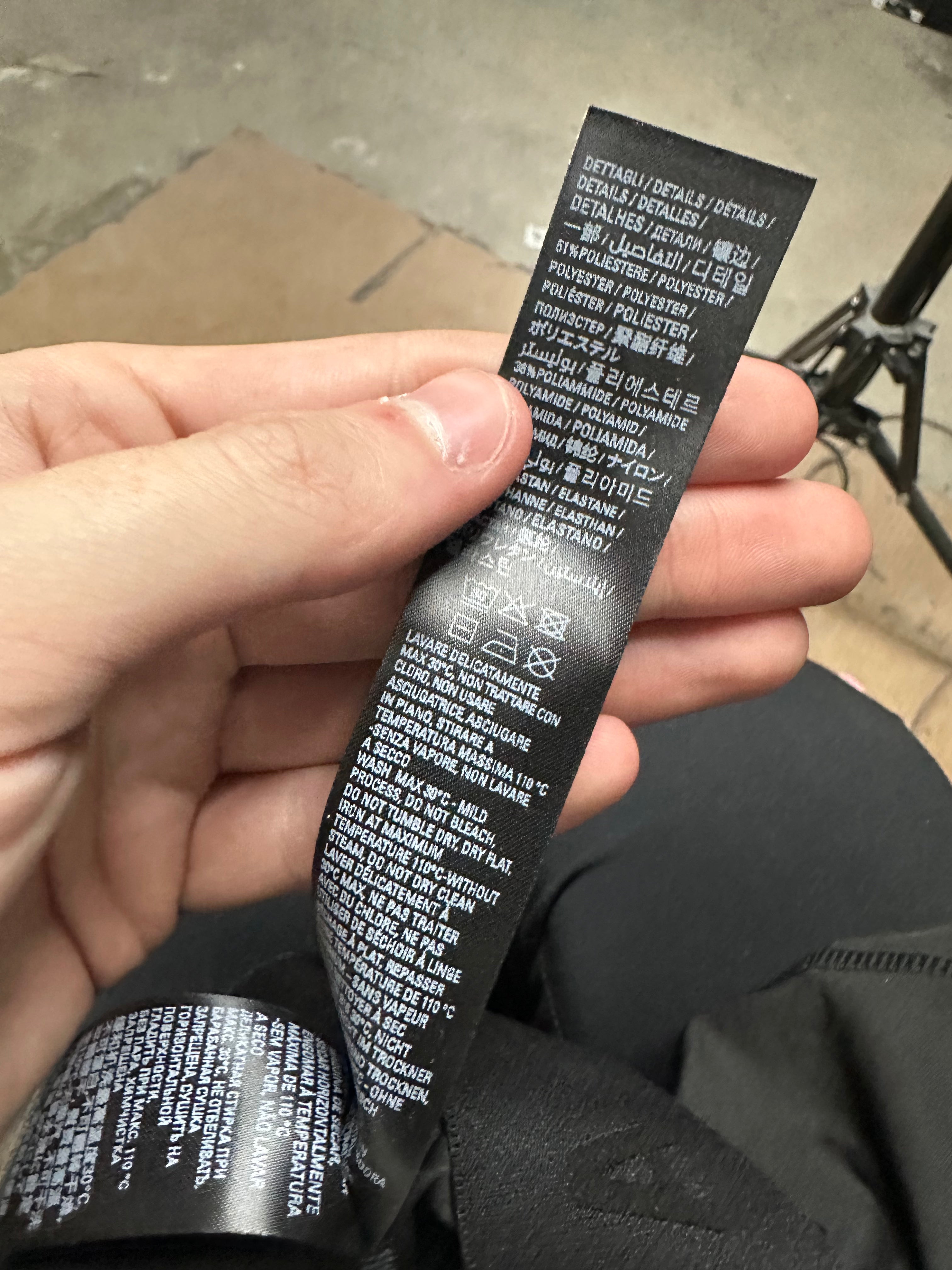 Balenciaga 3B Black Leggings