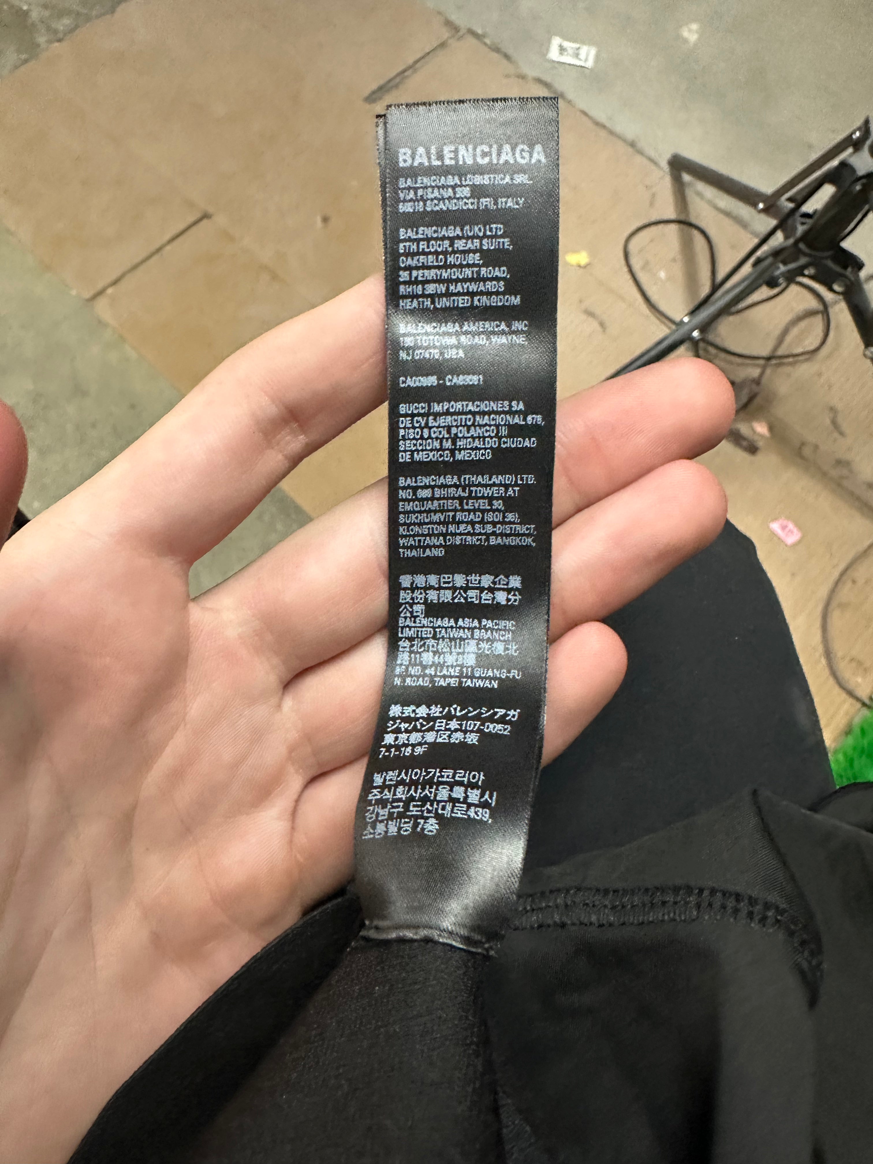 Balenciaga 3B Black Leggings