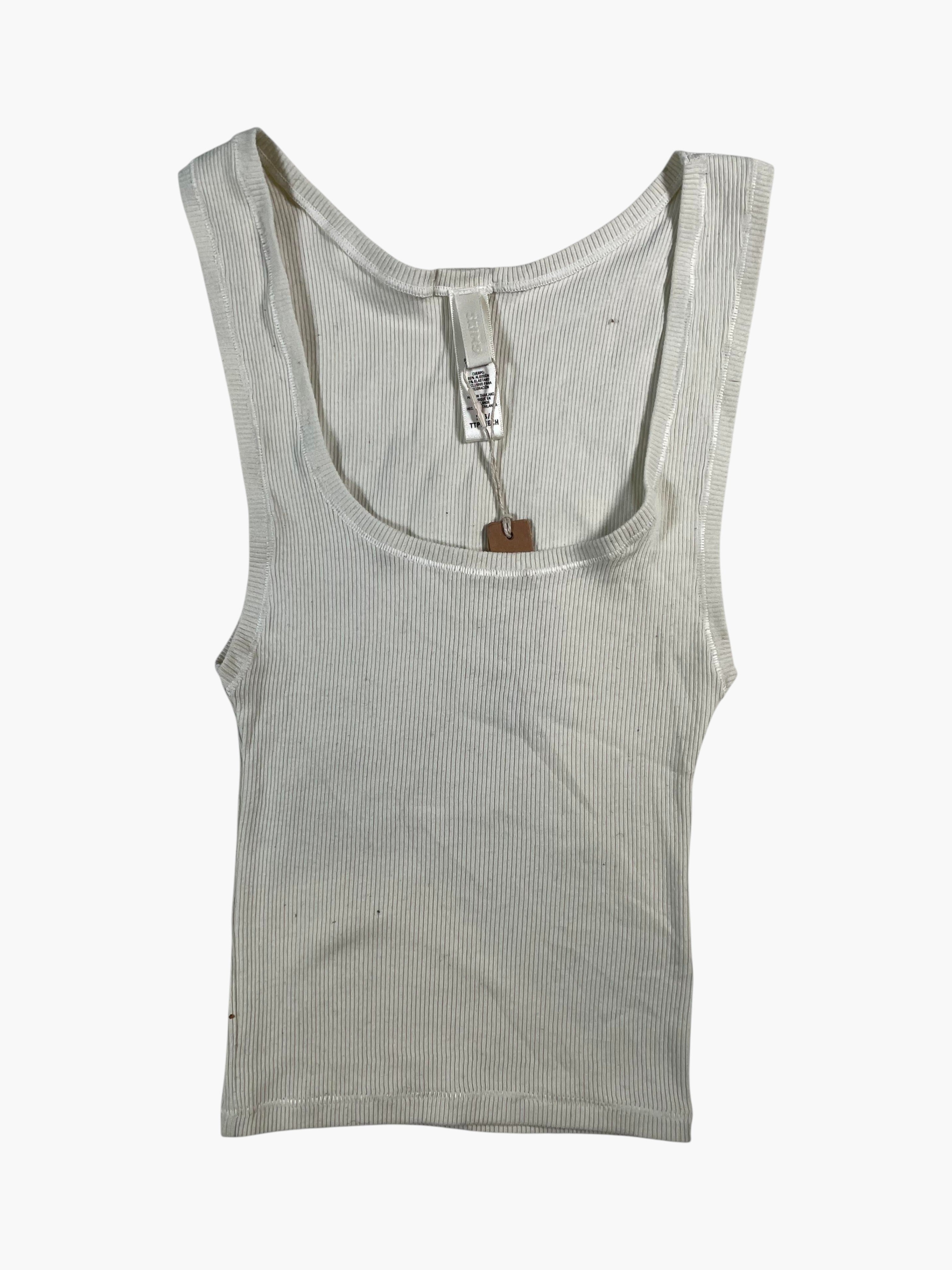 SKIMS Bone Cotton Rib Tank