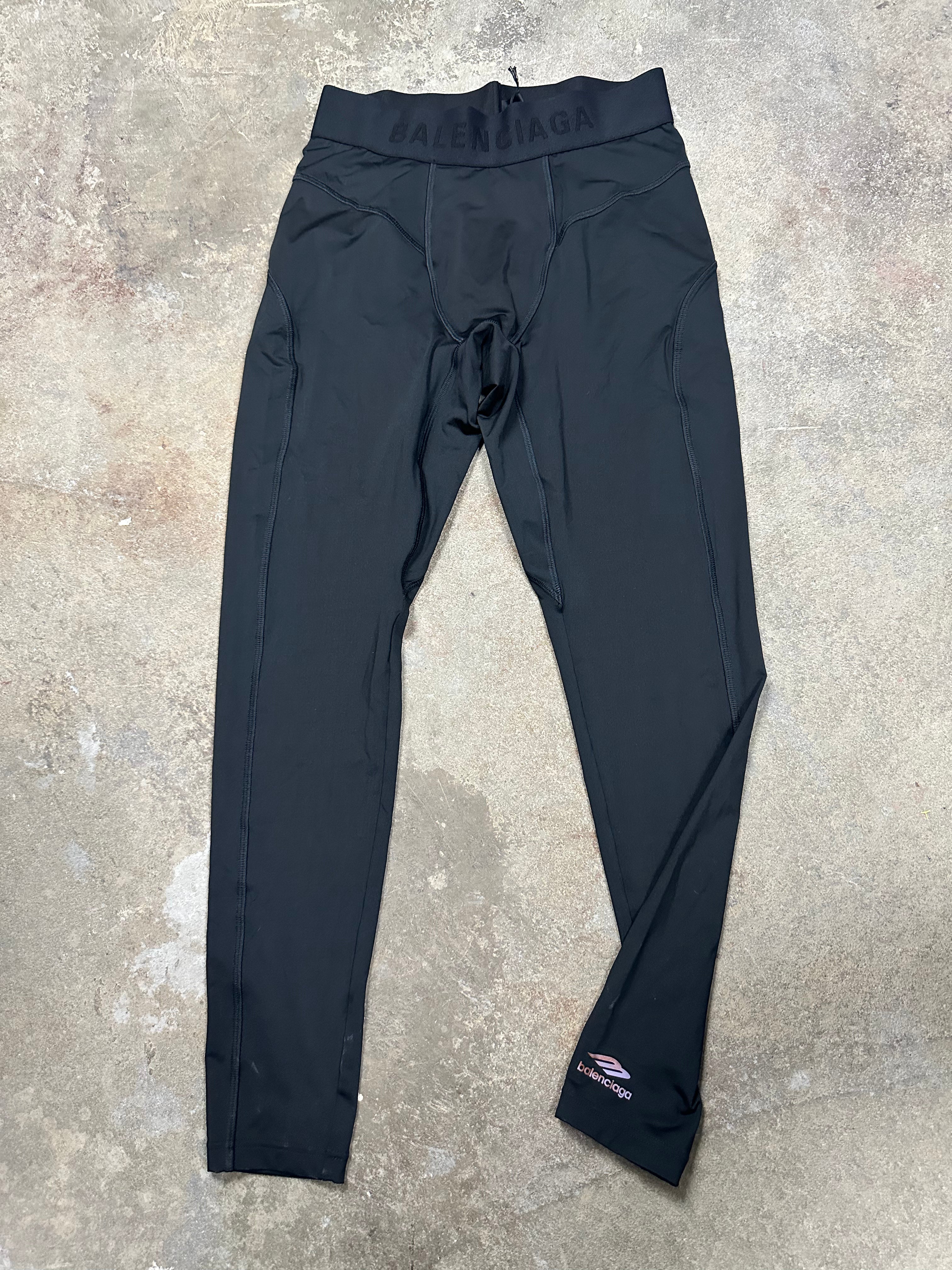 Balenciaga 3B Black Leggings