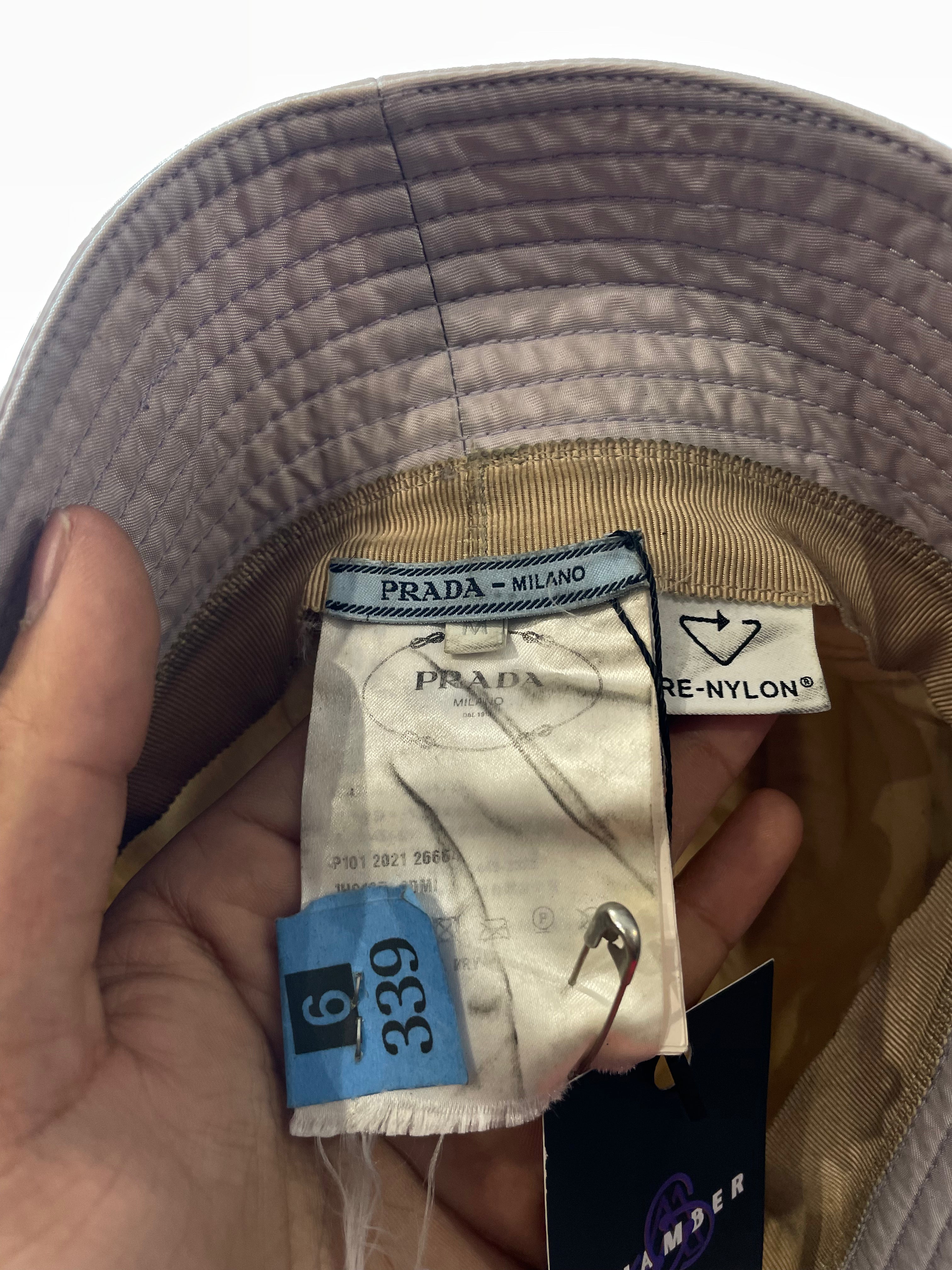 Prada Grey Bucket Hat