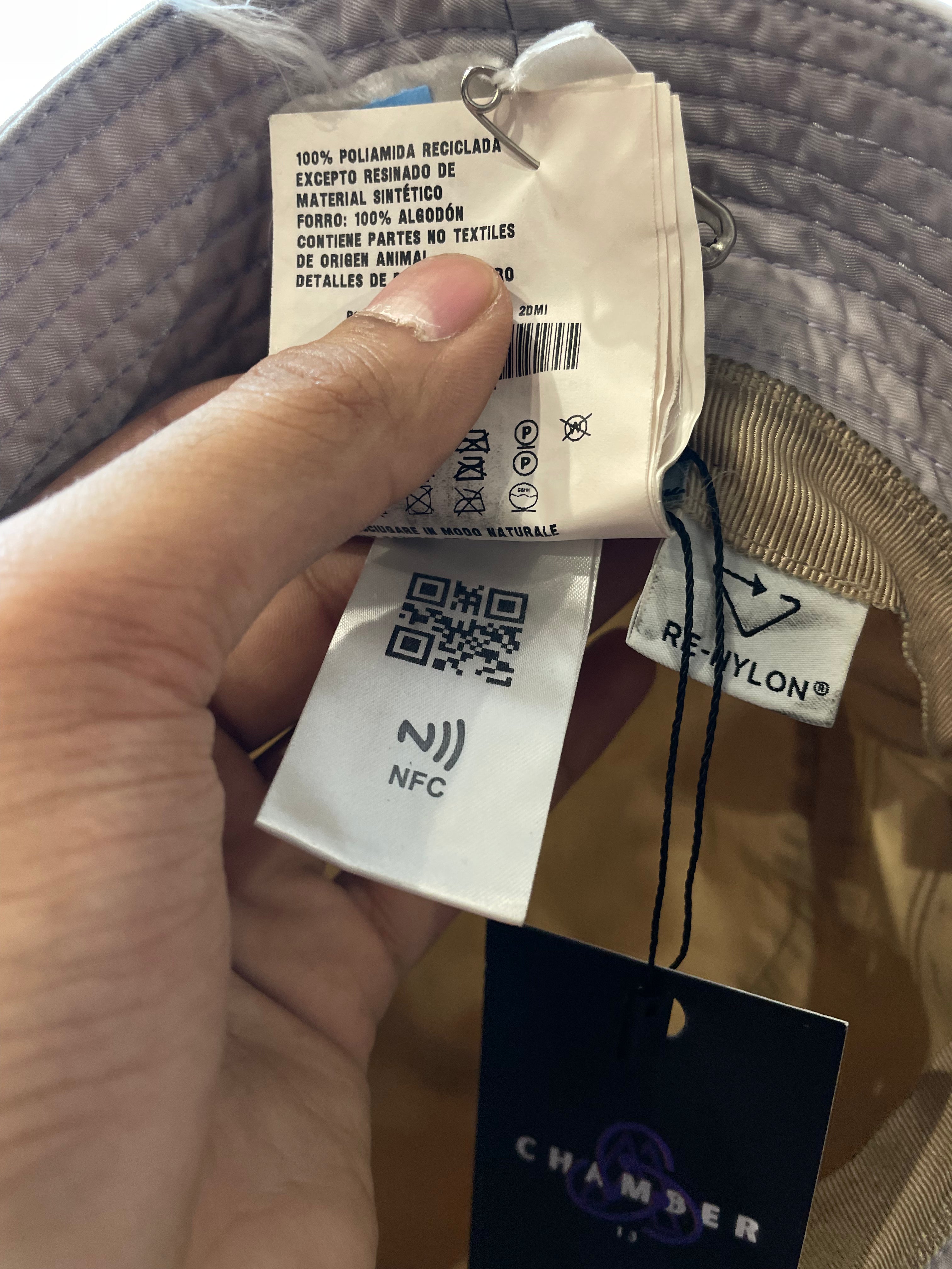 Prada Grey Bucket Hat