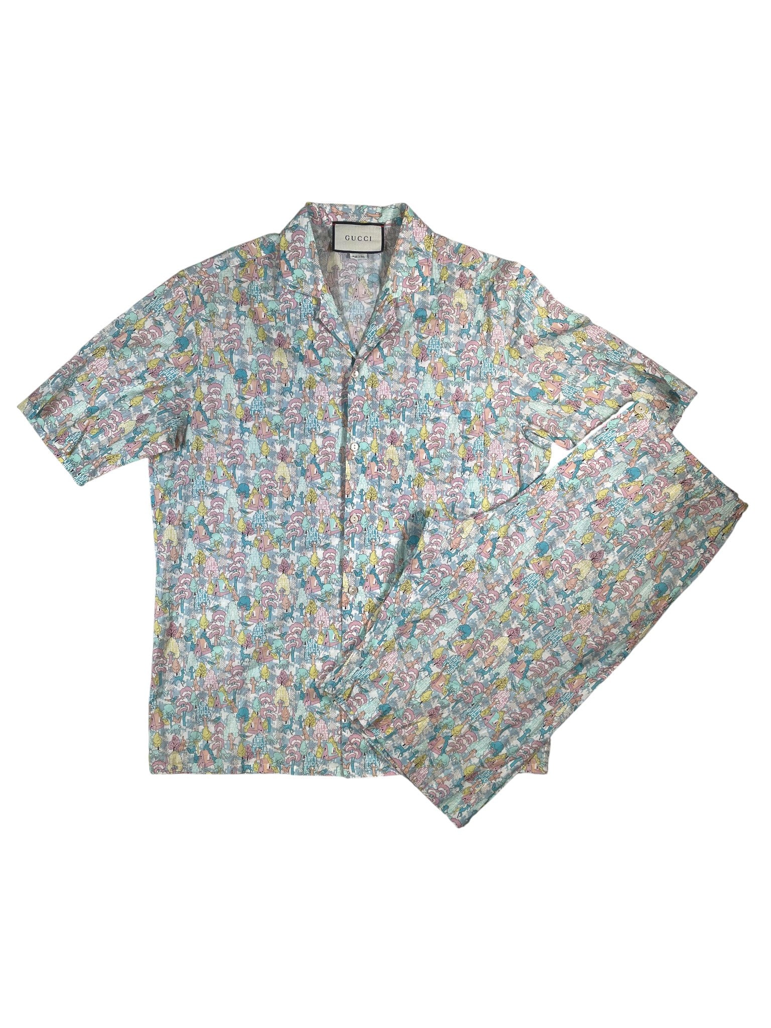 Gucci 'Liberty' Button Up Set