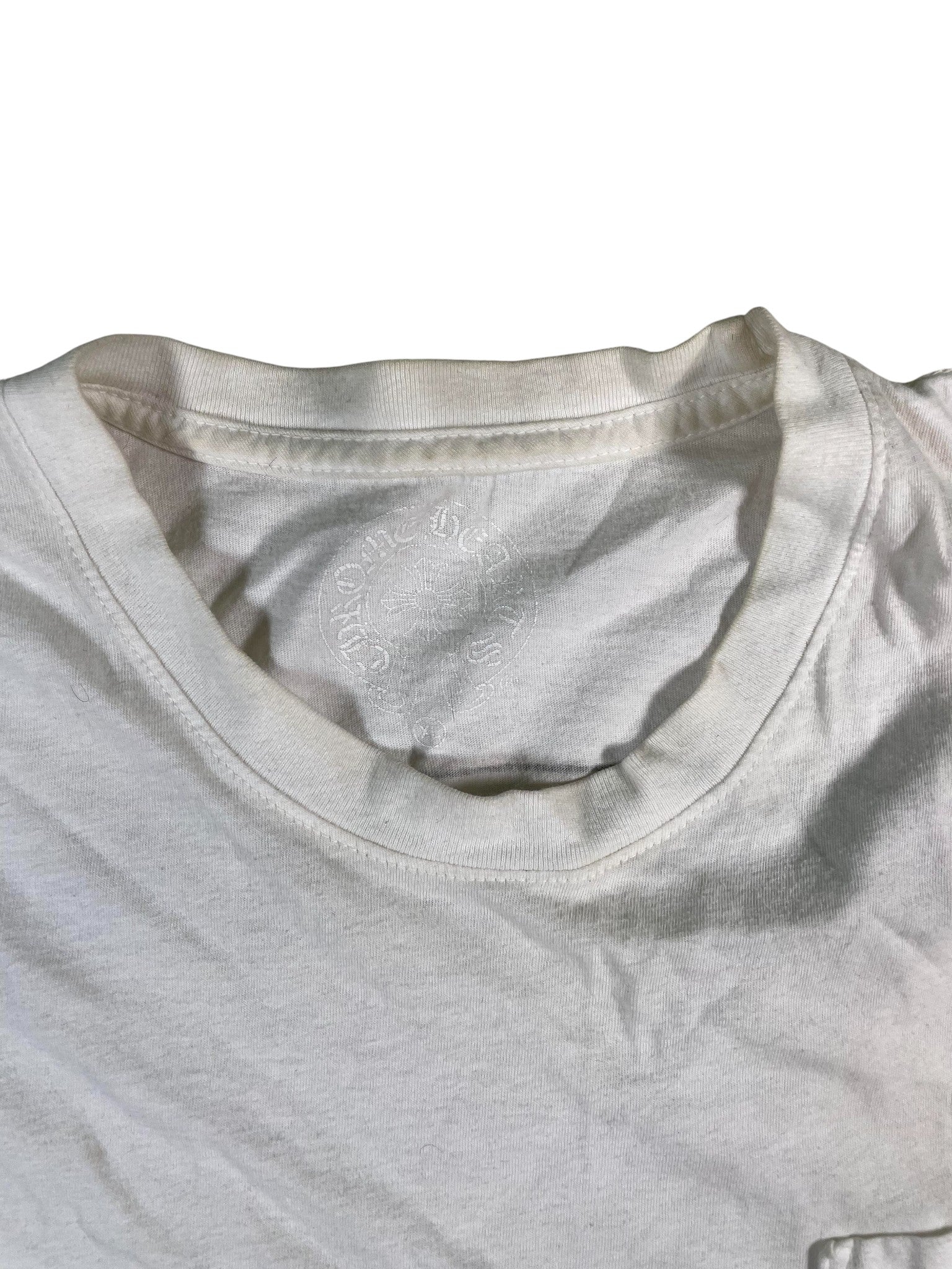 Chrome Hearts 'Scroll Logo' White Long Sleeve