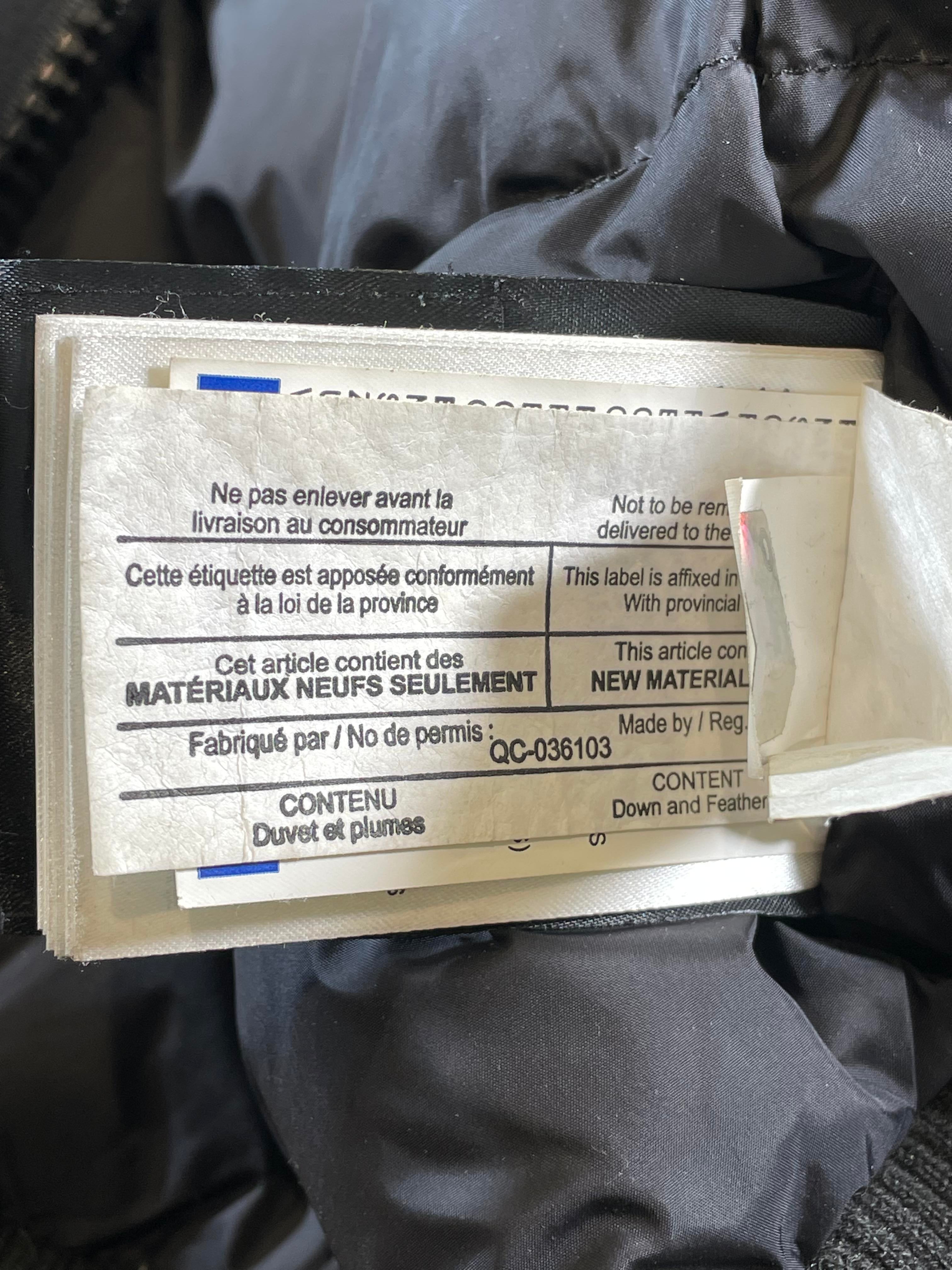 Canada Goose Black Puffer Jacket