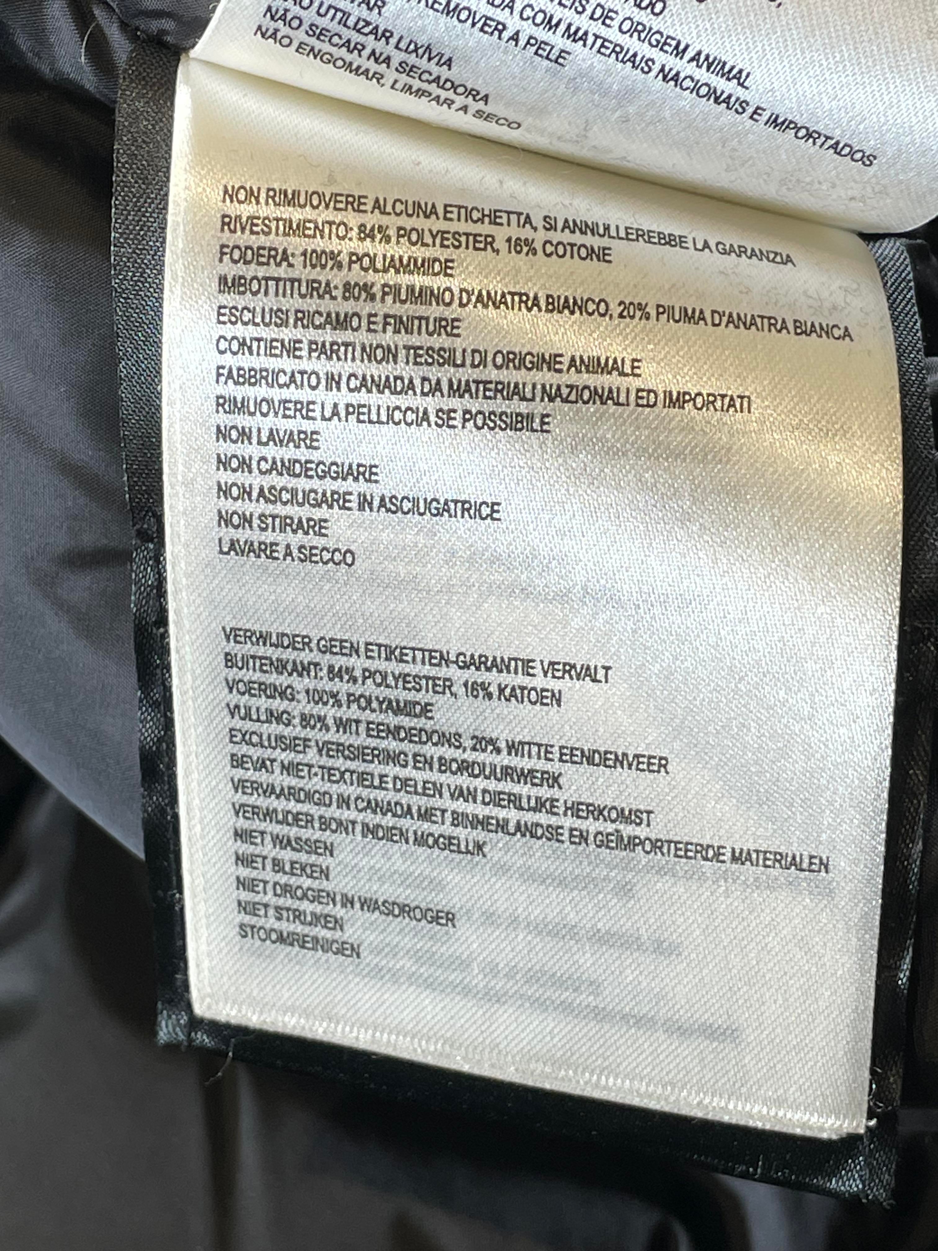 Canada Goose Black Puffer Jacket