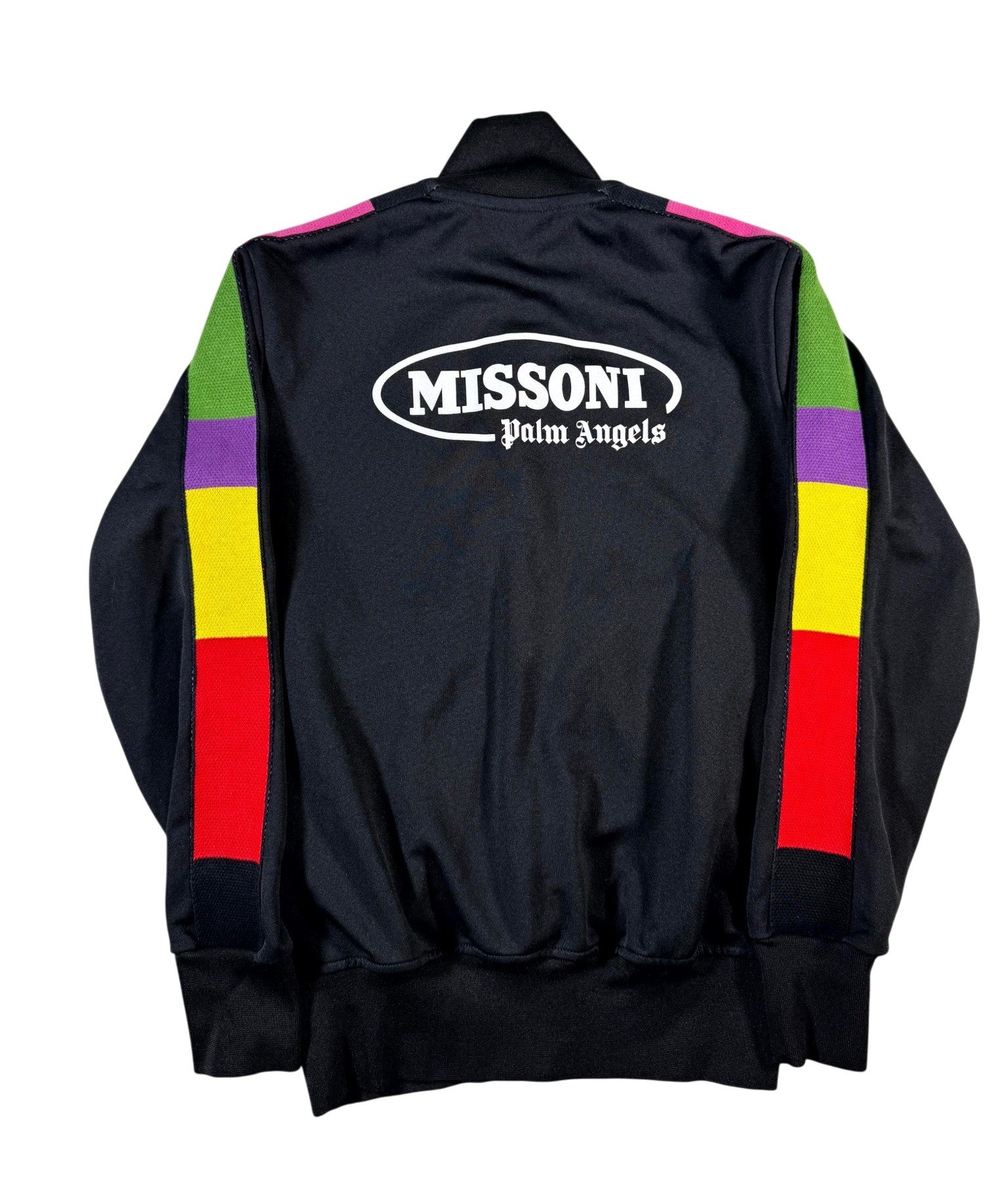 Palm Angels"Missoni" Black & Multicolor Track Jacket