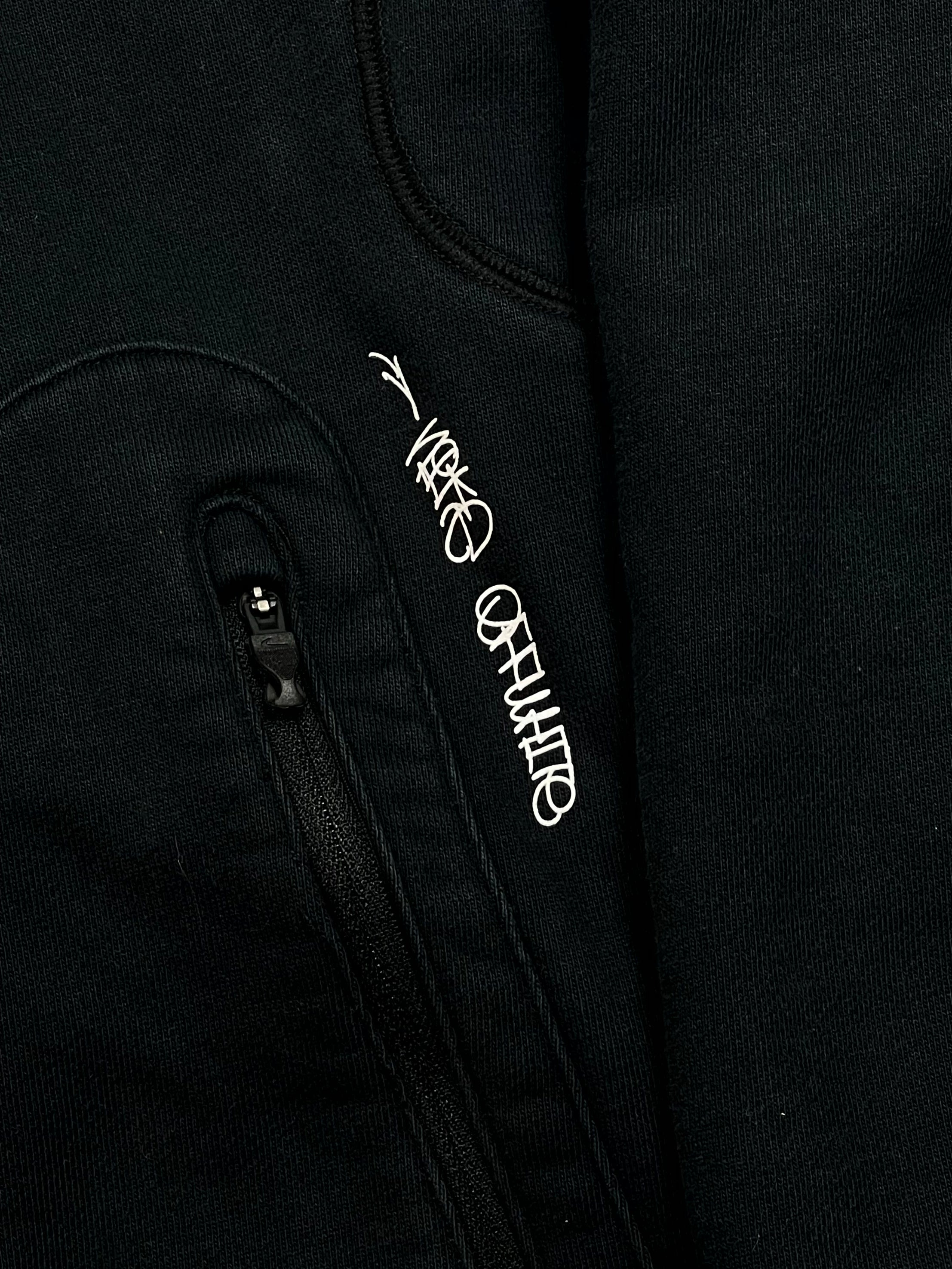 Nike Off White 006 Fleece Black Hoodie
