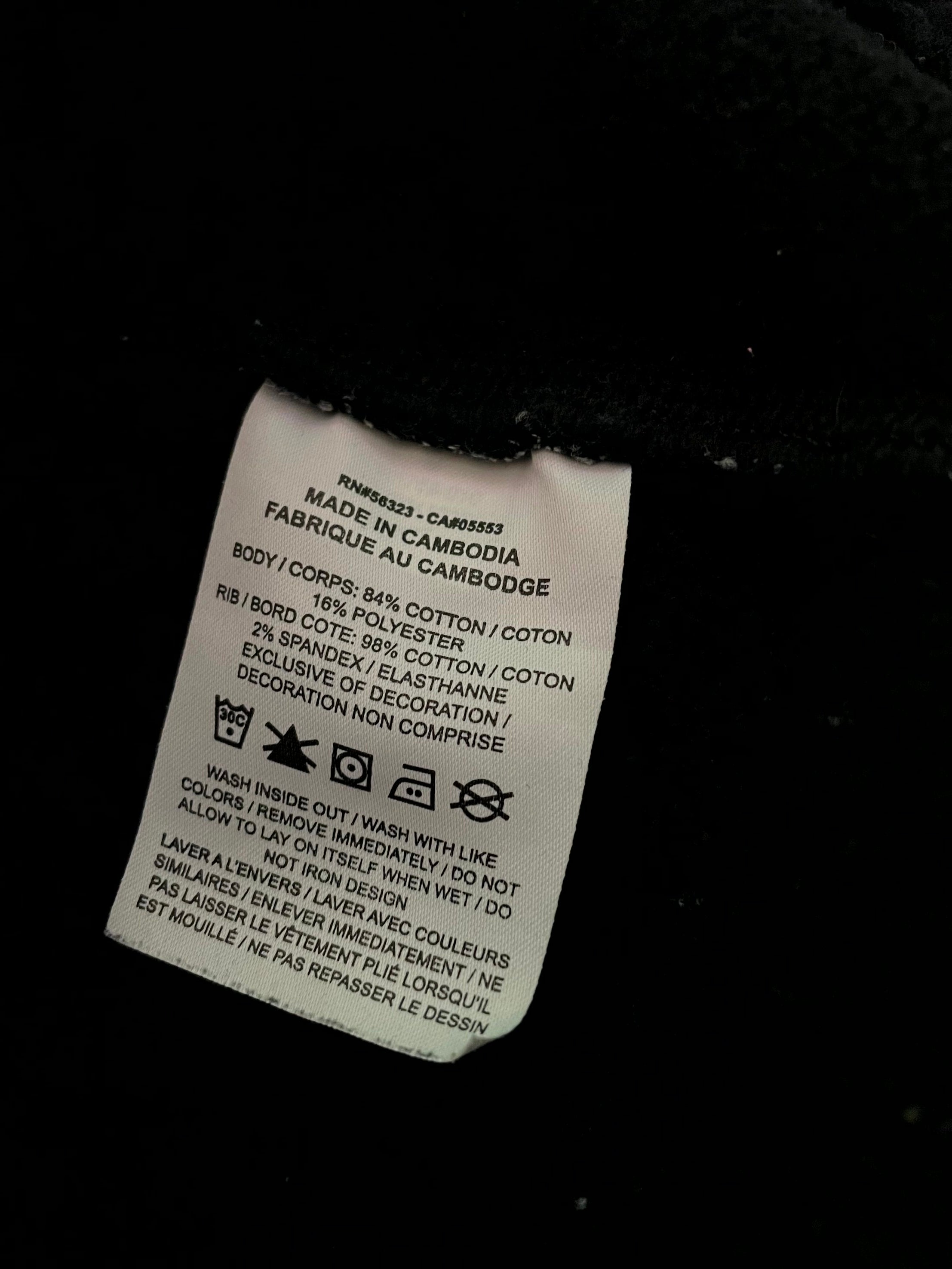 Nike Off White 006 Fleece Black Hoodie