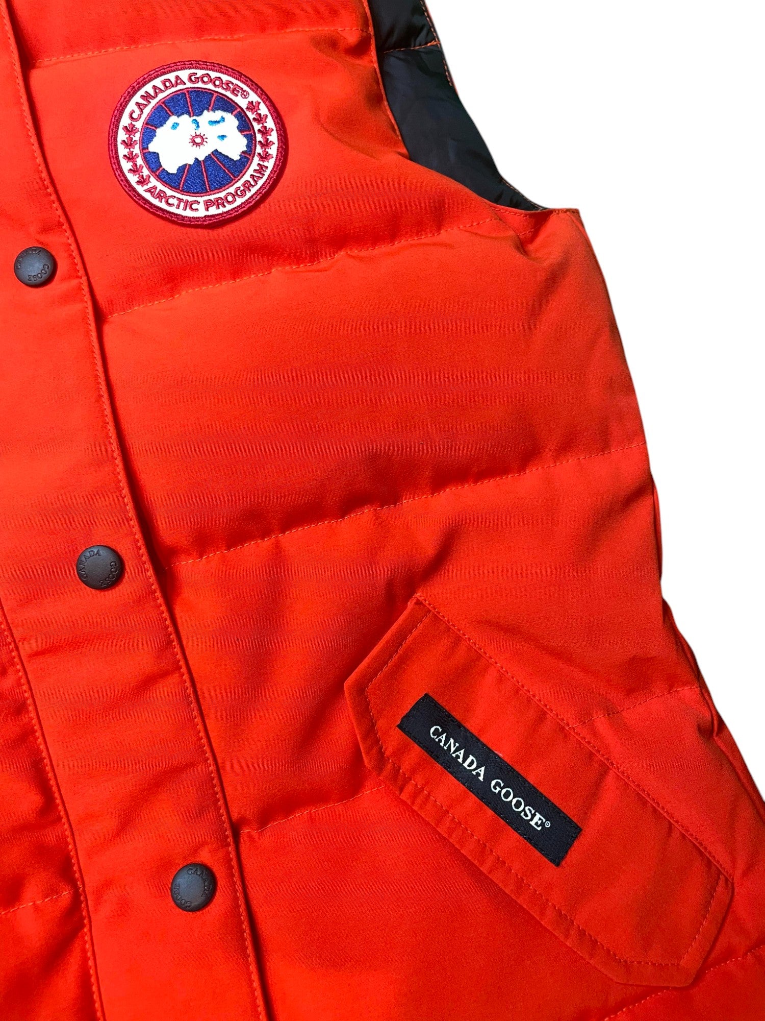Canada Goose Puffer Orange Vest