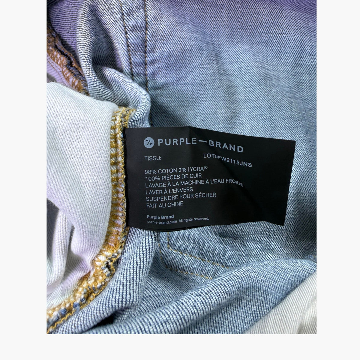 Purple Brand Blue Jeans