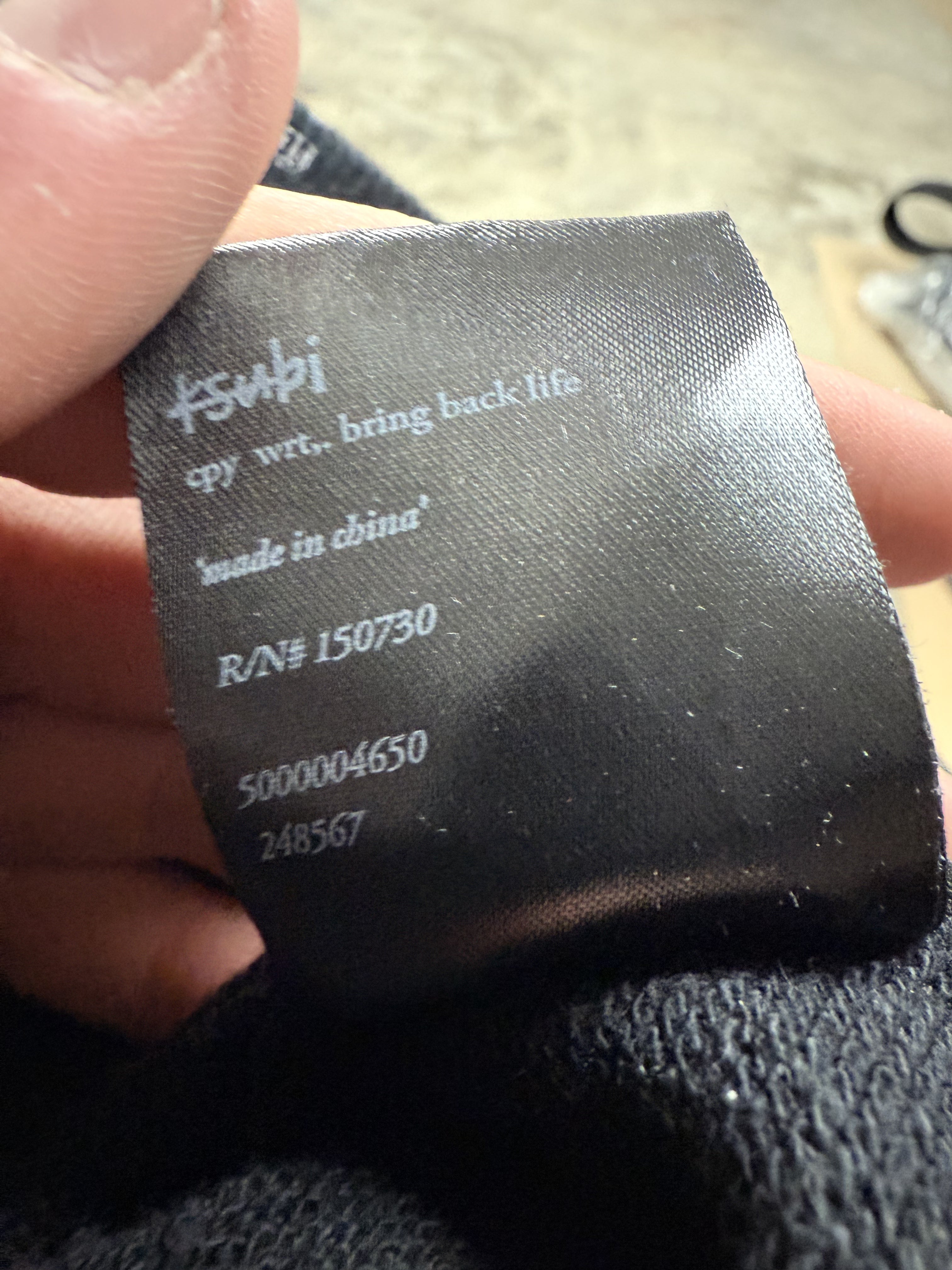 Ksubi Hoodie Black All Over Used Large (Fits Medium)