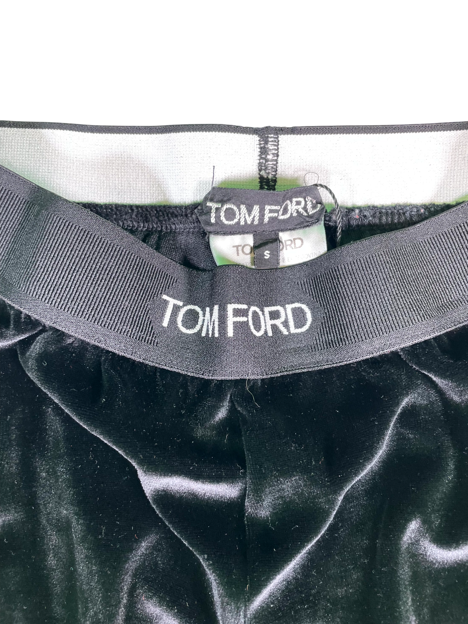 Tom Ford Velour Black Leggings