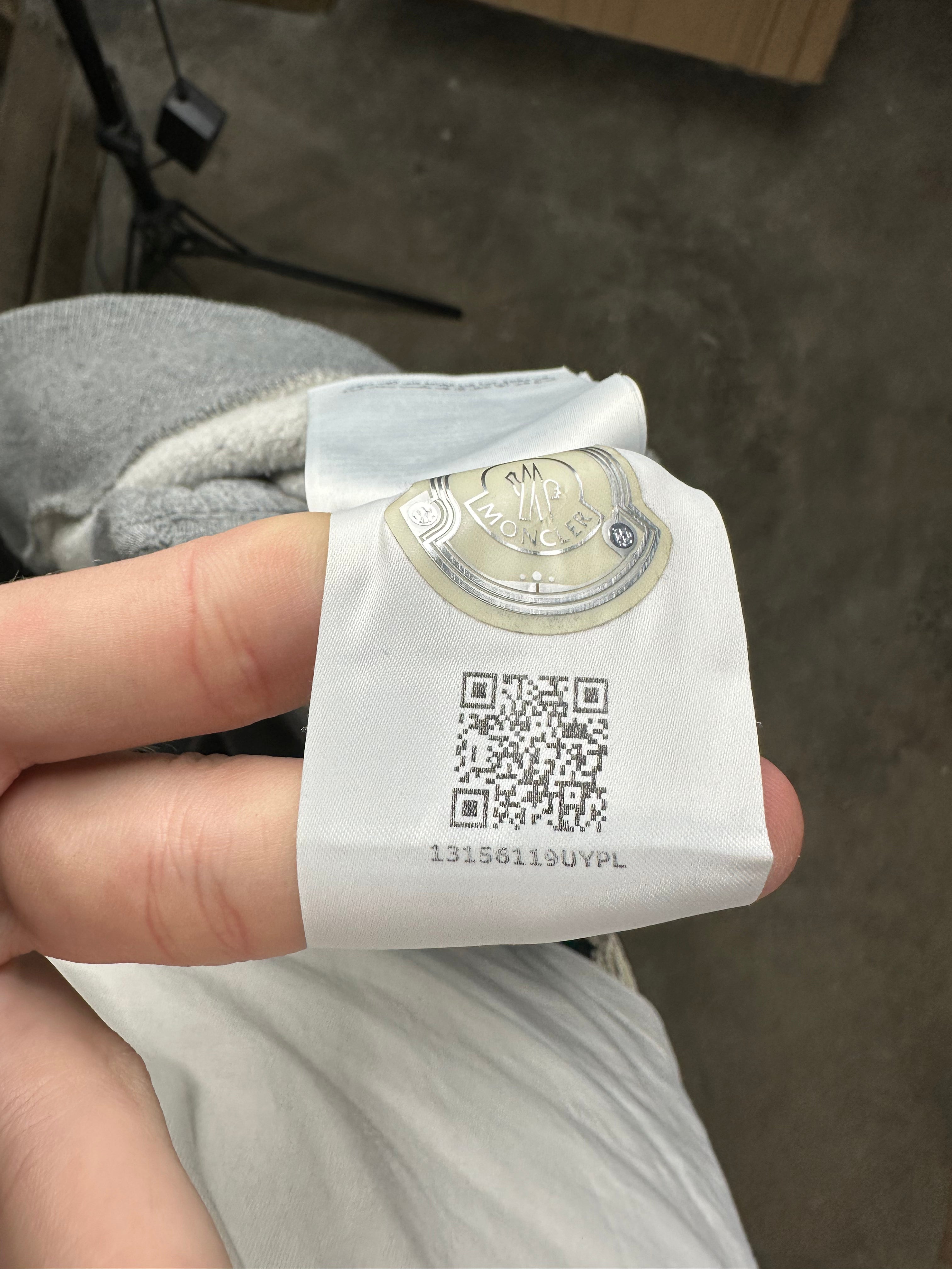 Moncler Sweatsuit Grey Black Used 14Y & 12Y