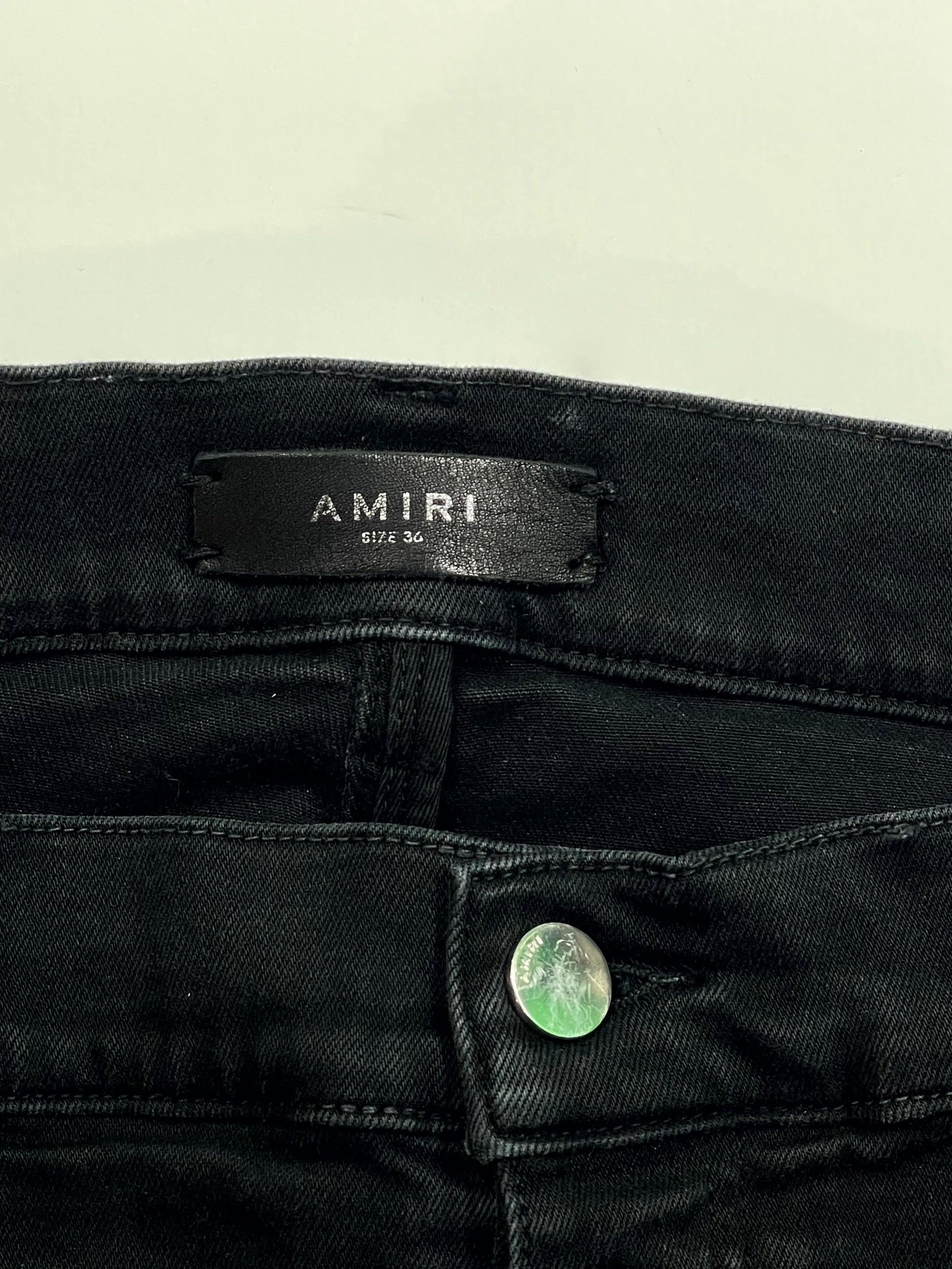 Amiri Tie Dye Black Jeans