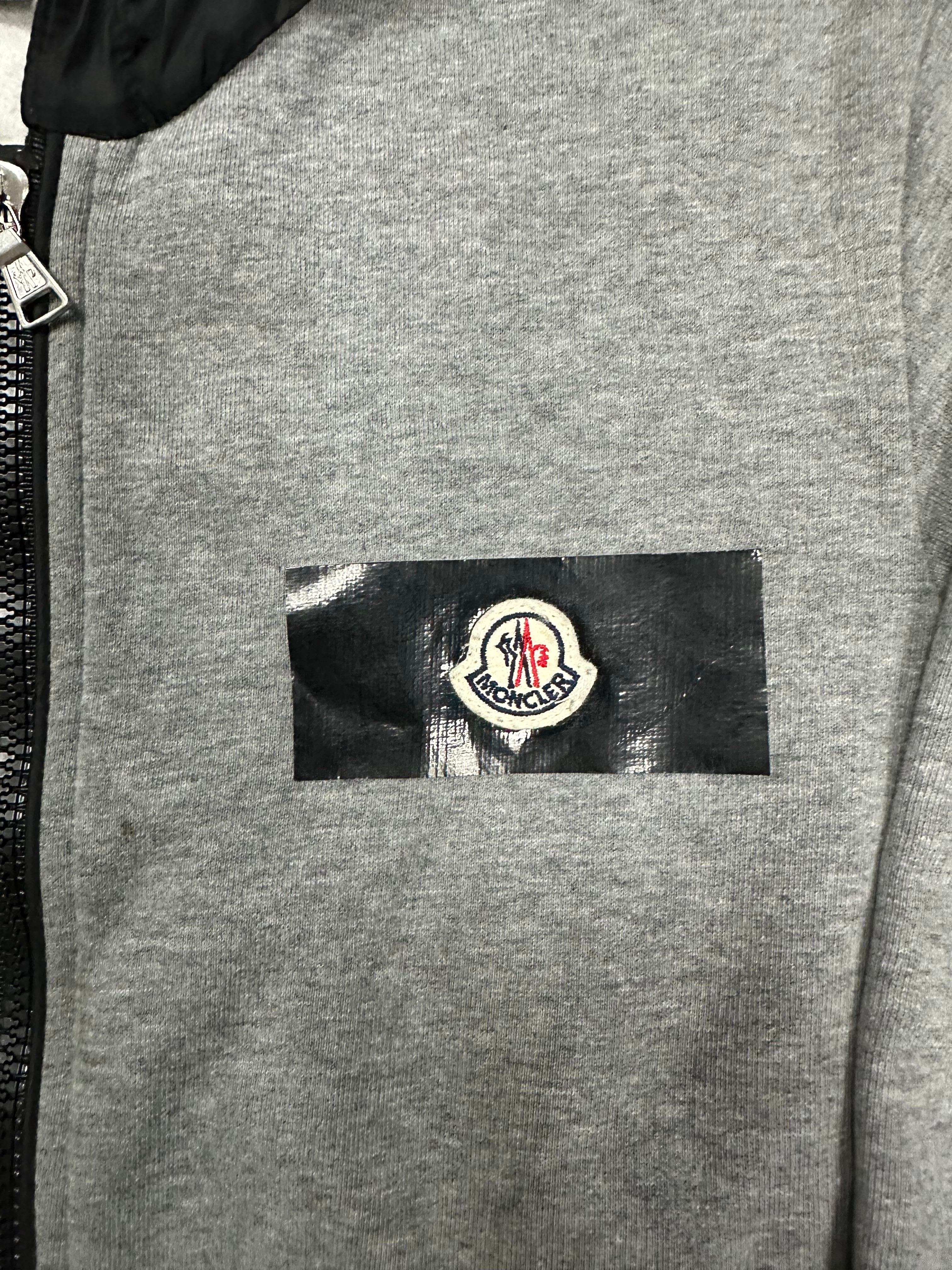Moncler Sweatsuit Grey Black Used 14Y & 12Y