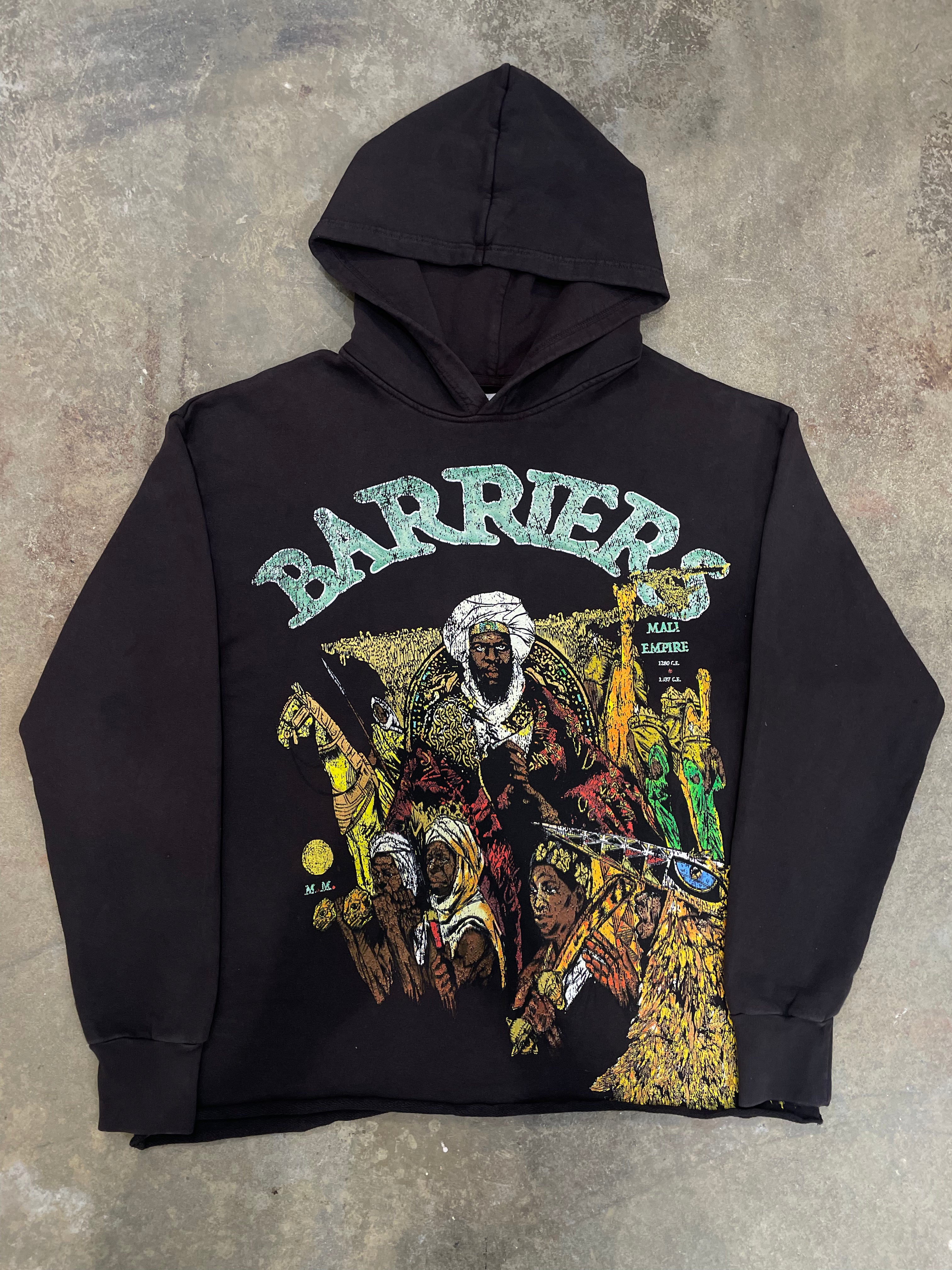 Barriers Hoodie Brown Used XXL