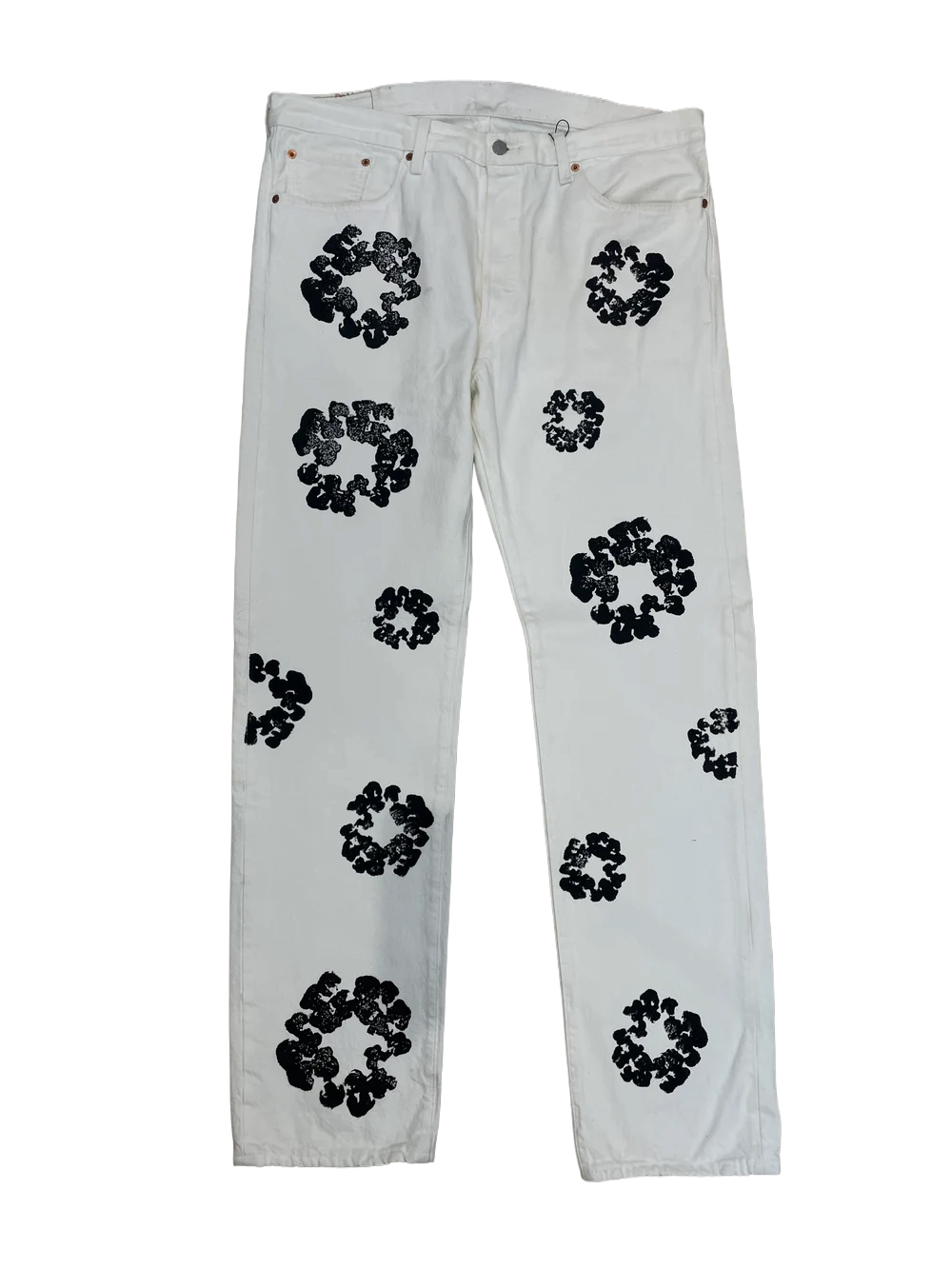 Denim Tears White & Black Jeans