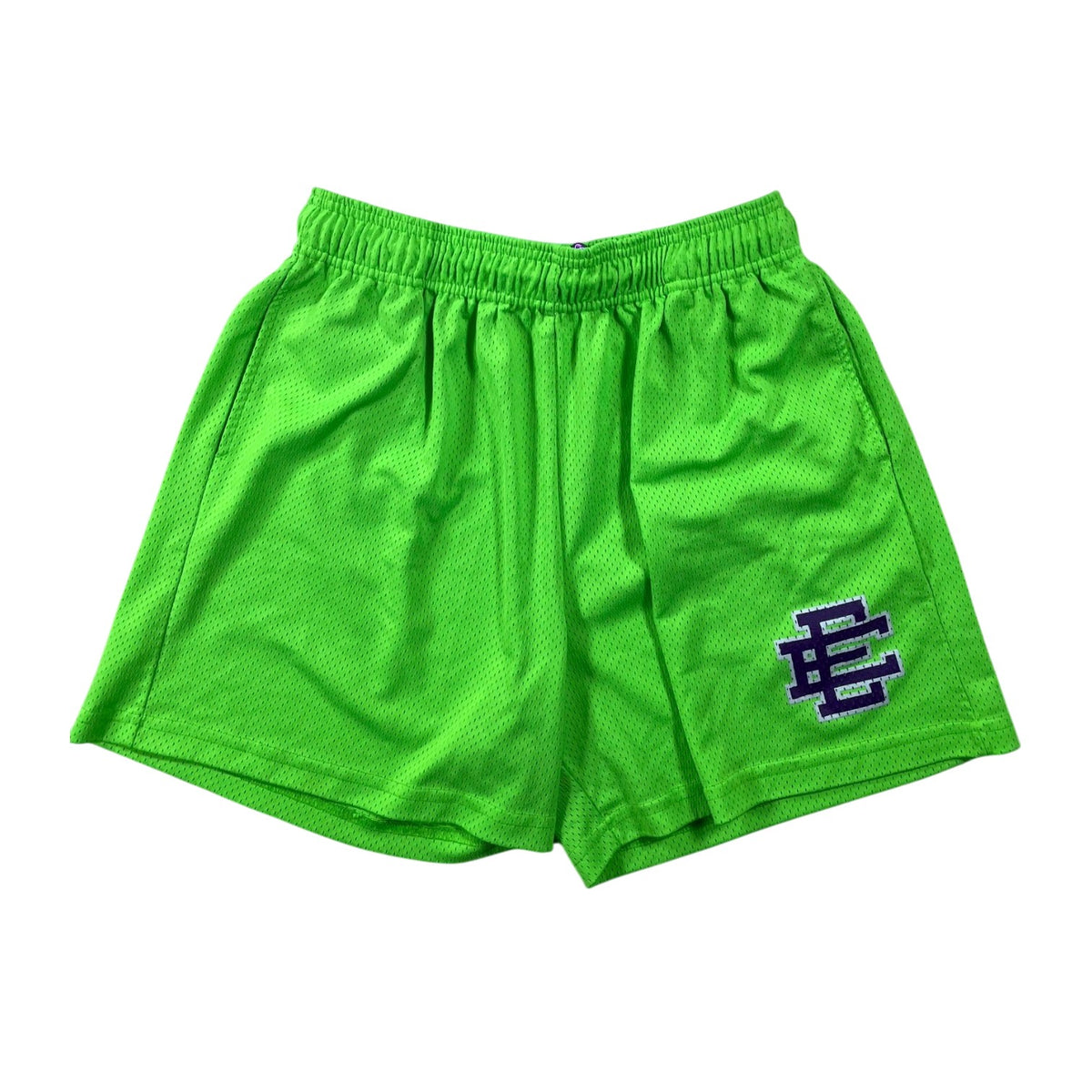 Eric Emanuel Basics Neon & Purple Shorts