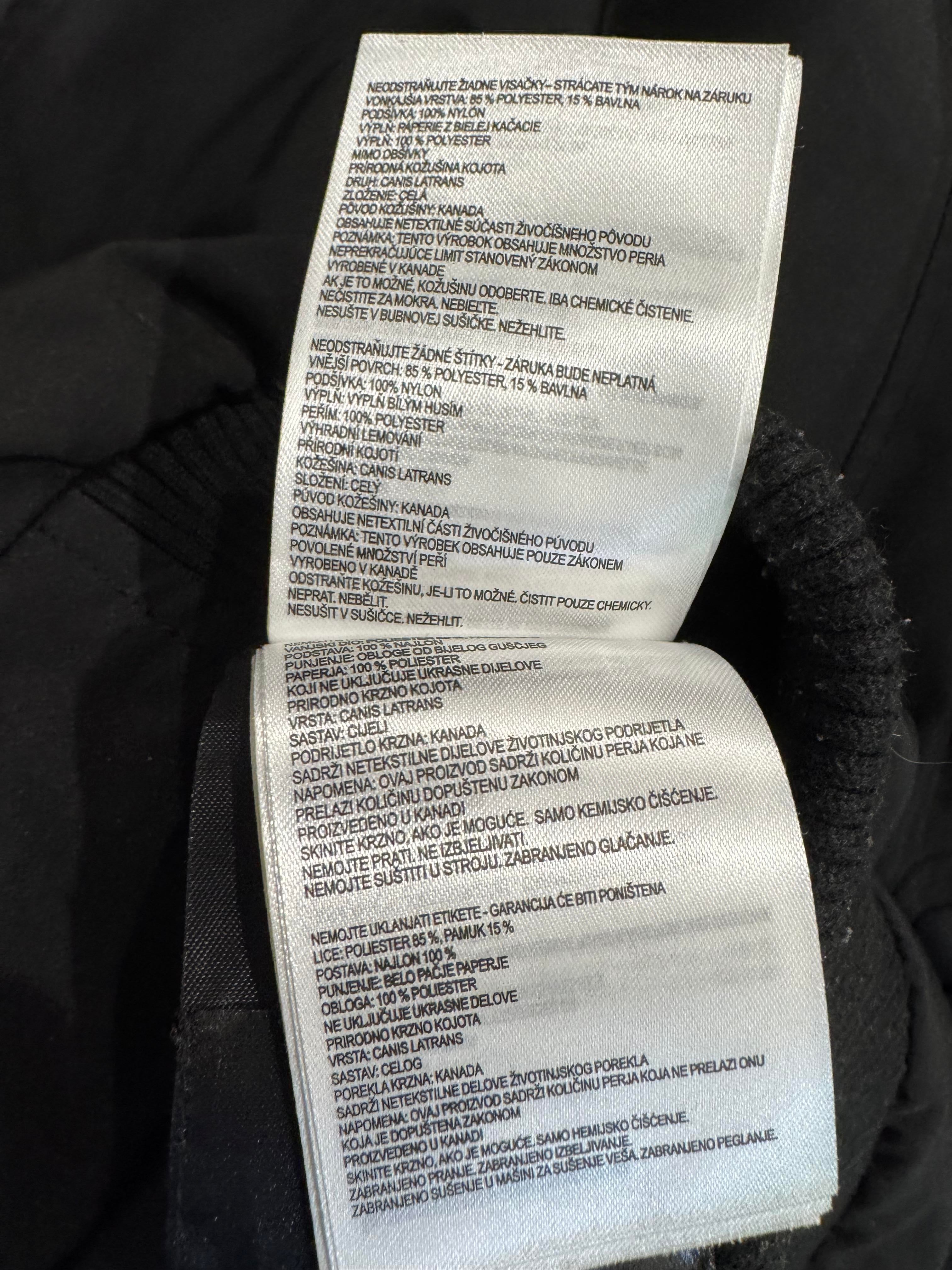 Canada Goose Black Bomber Jacket