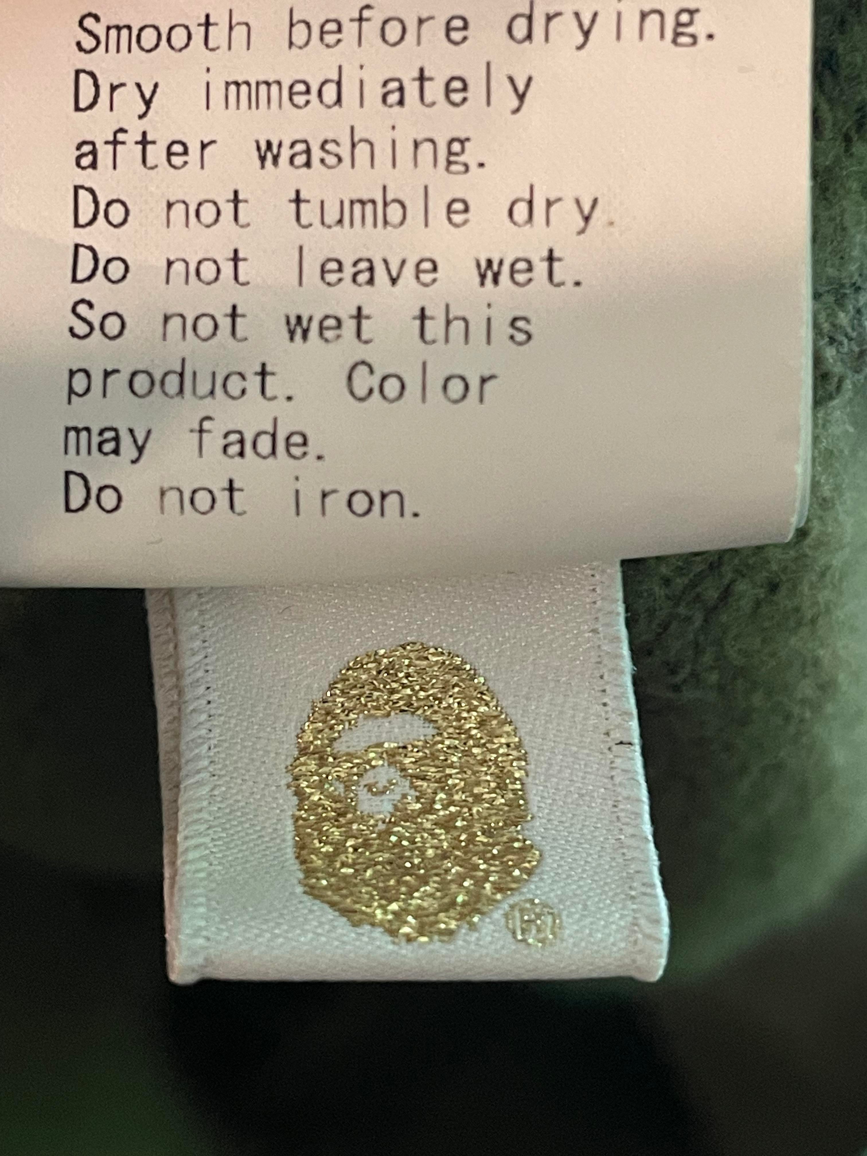 Bape Camo Head Logo Grey Crewneck