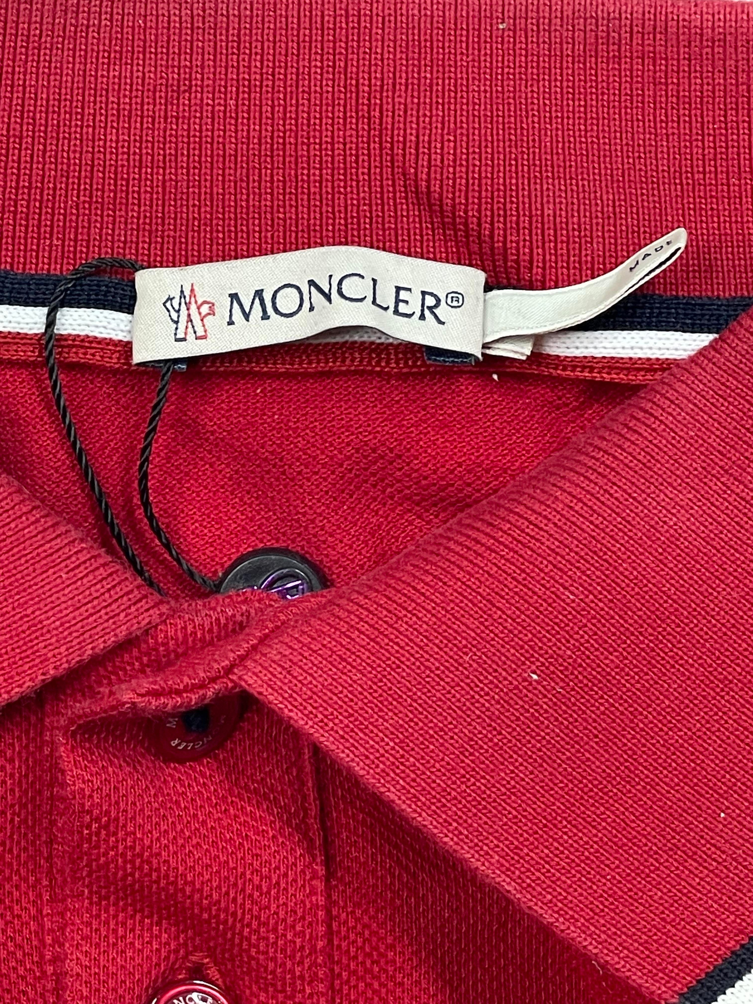 Moncler Red Polo