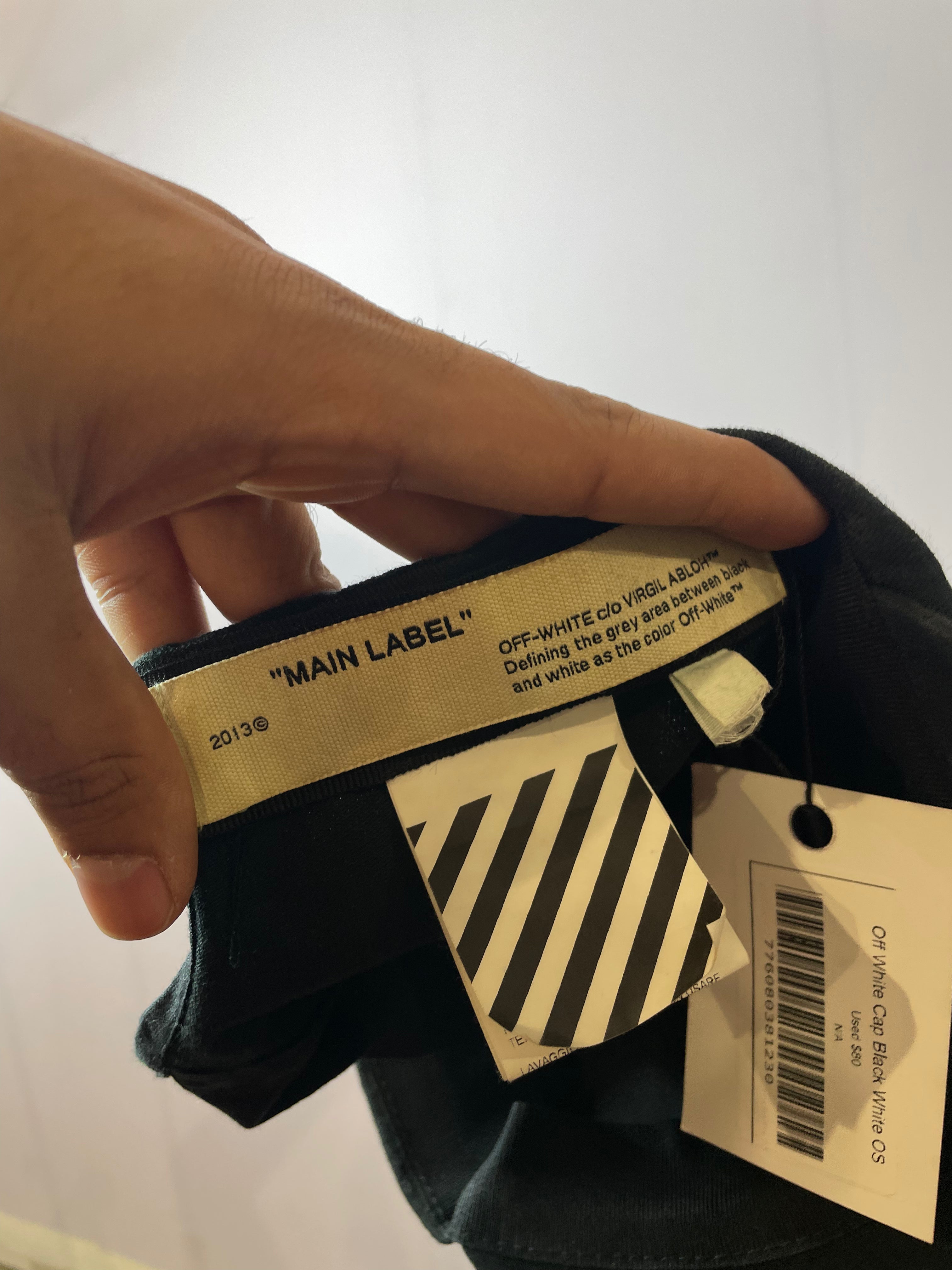 Off White Black & White Cap