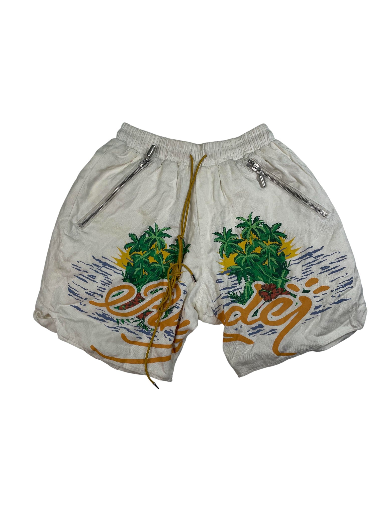 Rhude Floral Multi Cream Shorts