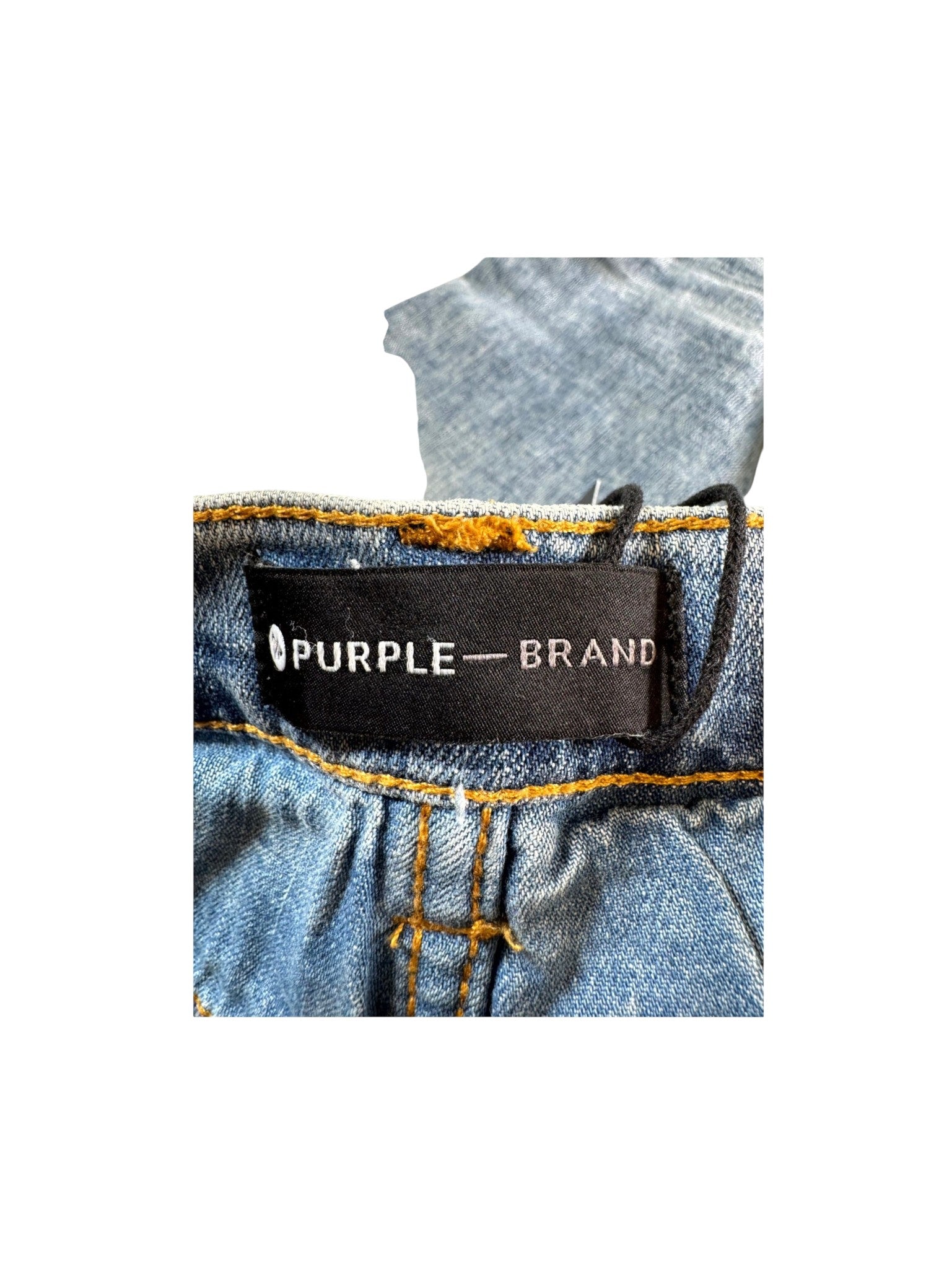 Purple Brand Distressed Light Wash Jeans