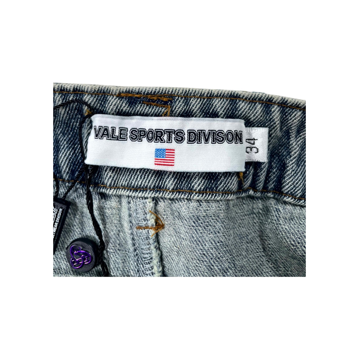 Vale Indigo Collage Painter Light Wash & Multicolor Jeans