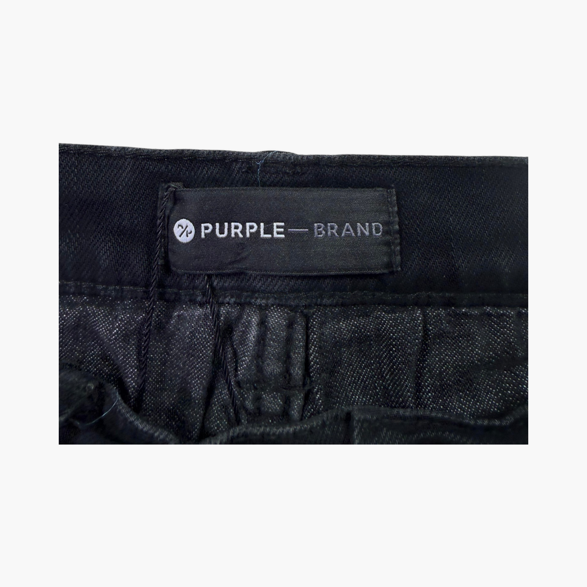 Purple Brand Black Wash Plain Jeans