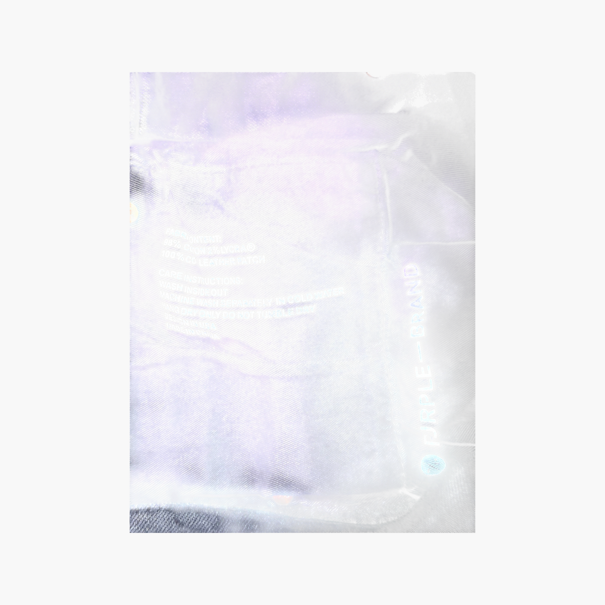 Purple Brand Black Wash Plain Jeans