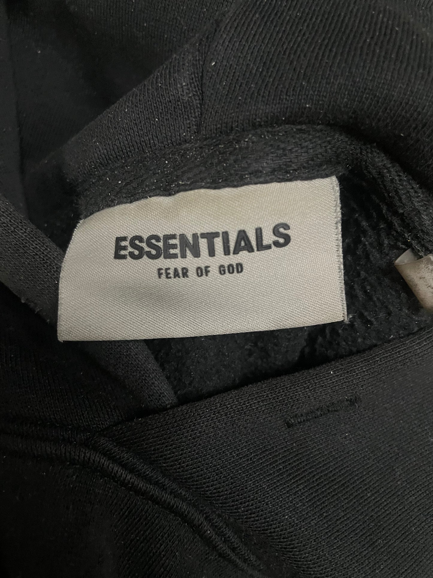 Essentials Hoodie Off Black Small Used
